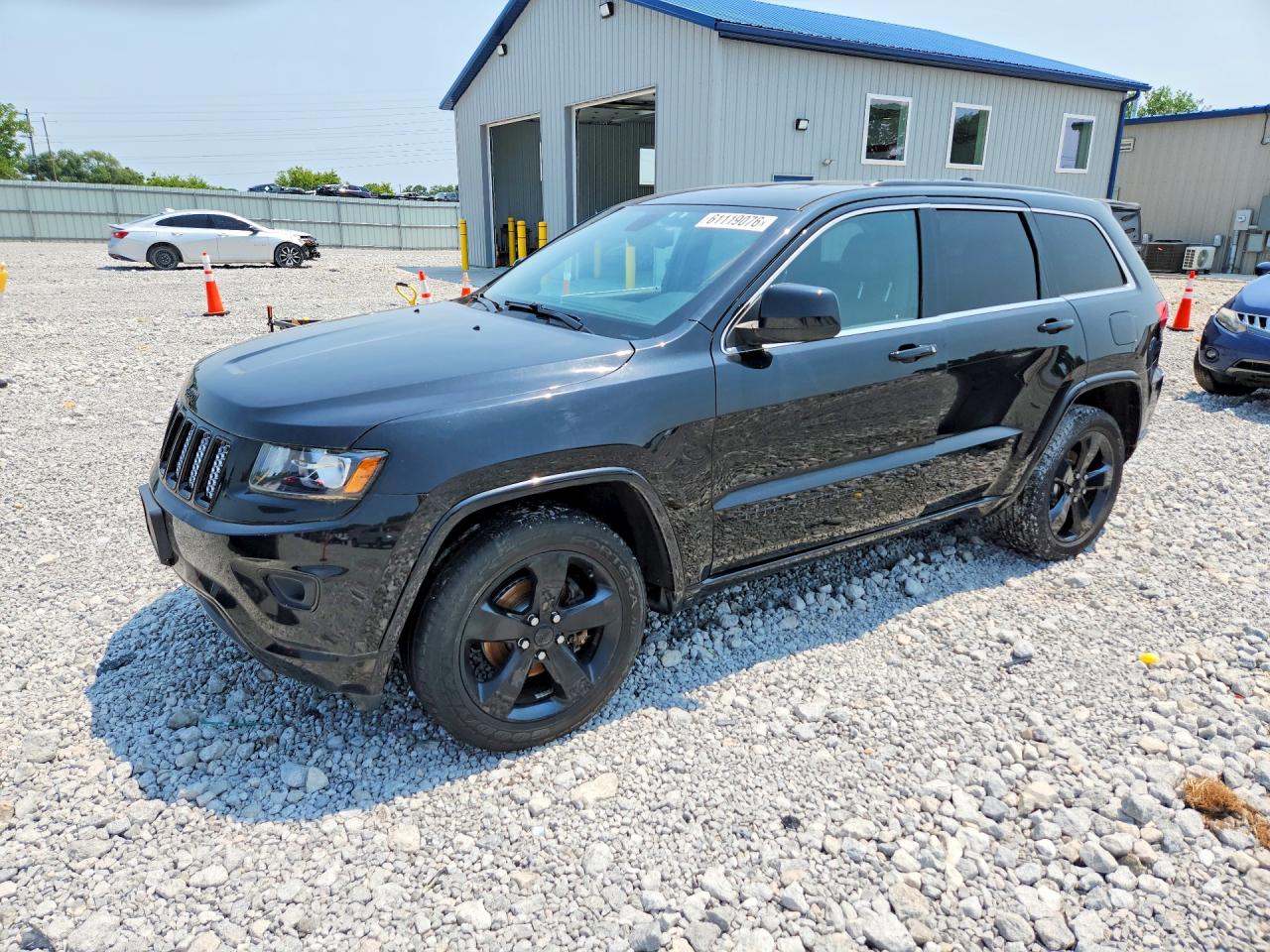 2015 Jeep Grand Cherokee Laredo Black vin: 1C4RJFAGXFC775335