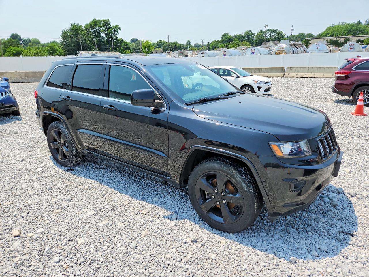 2015 Jeep Grand Cherokee Laredo Black vin: 1C4RJFAGXFC775335