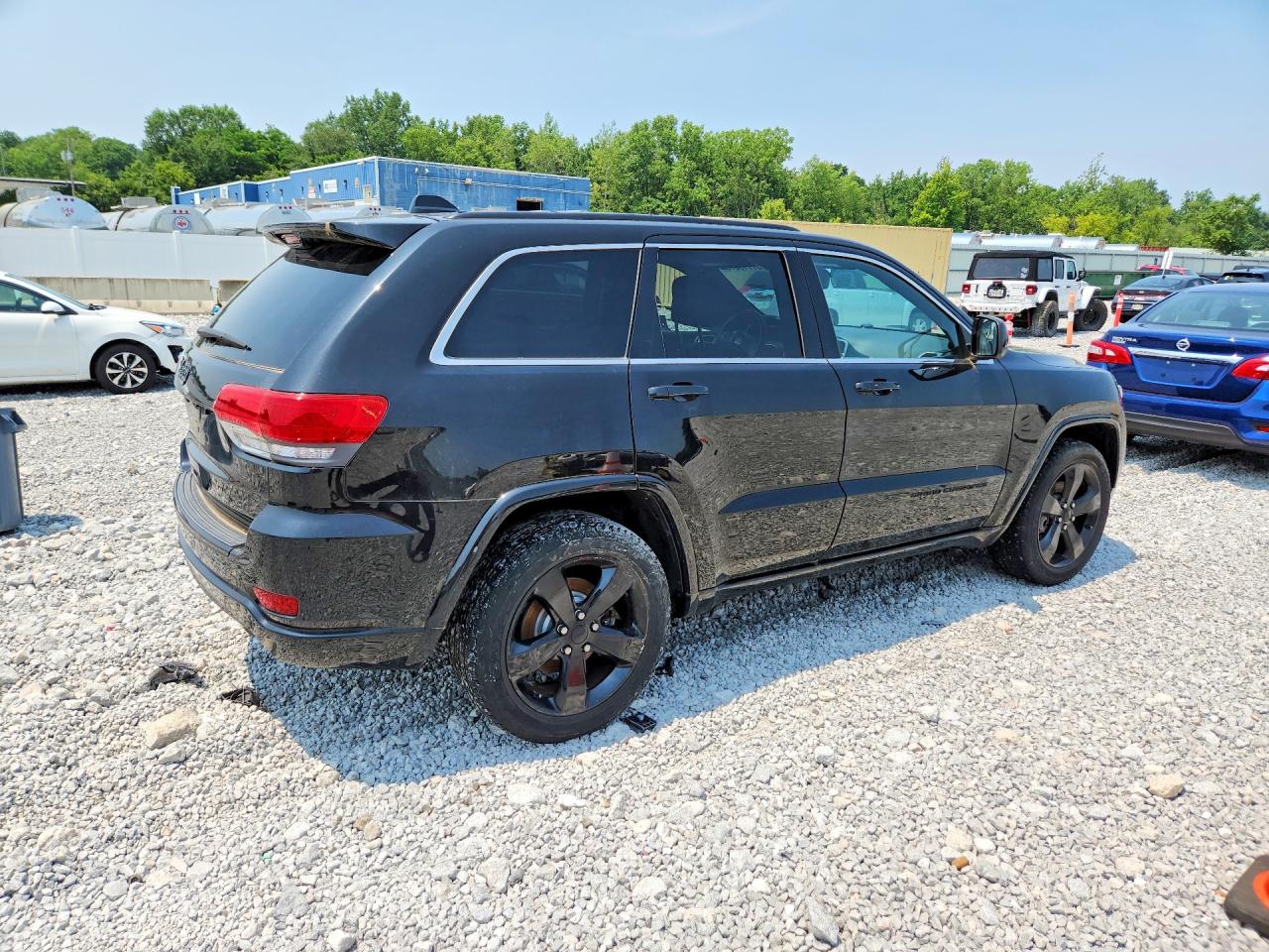 2015 Jeep Grand Cherokee Laredo Black vin: 1C4RJFAGXFC775335