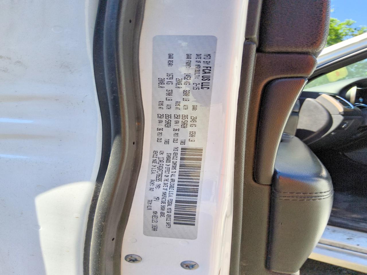 2015 Jeep Grand Cherokee Laredo White vin: 1C4RJFAGXFC786285