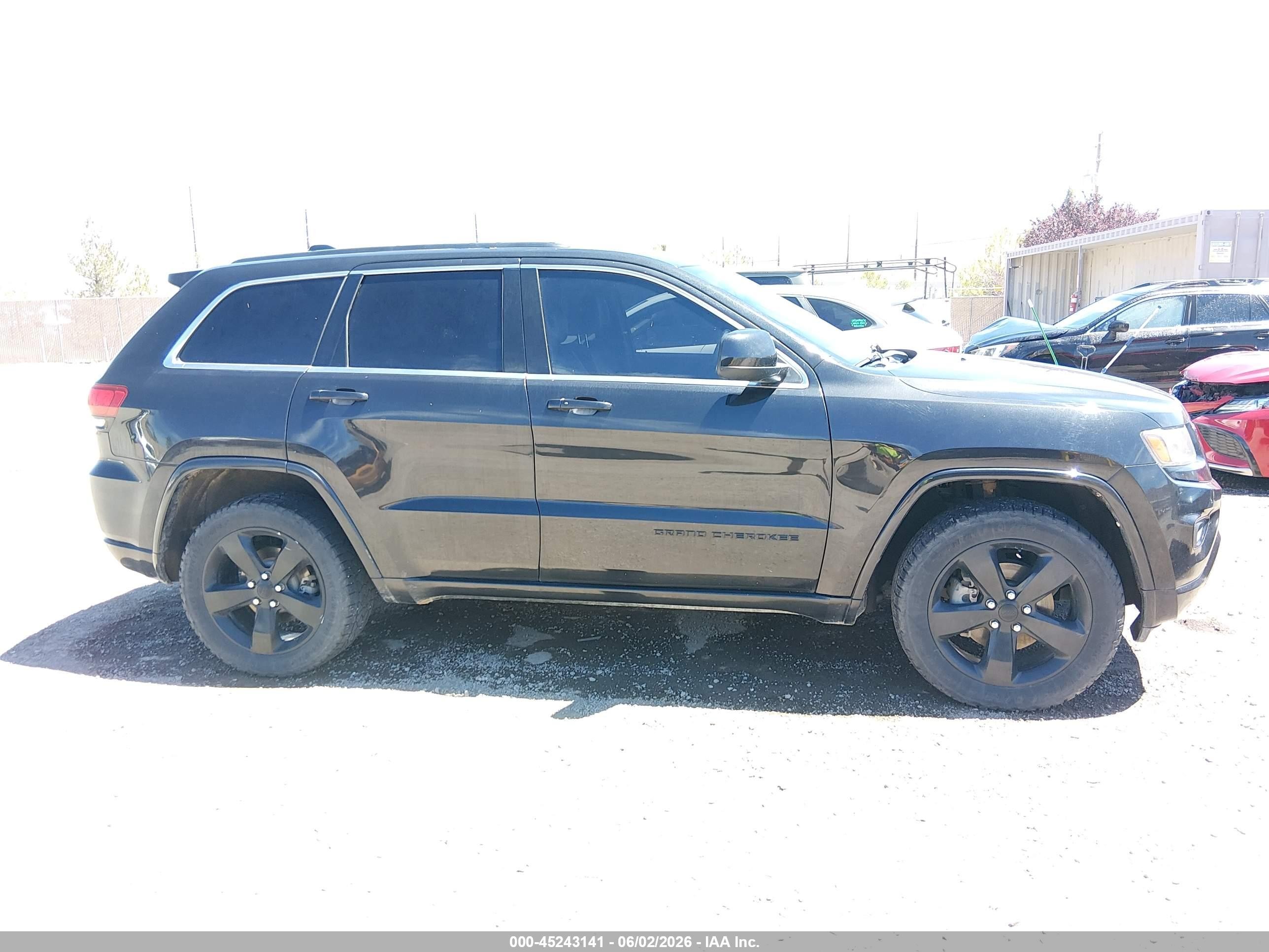 2015 Jeep Grand Cherokee Altitude Black vin: 1C4RJFAGXFC858845