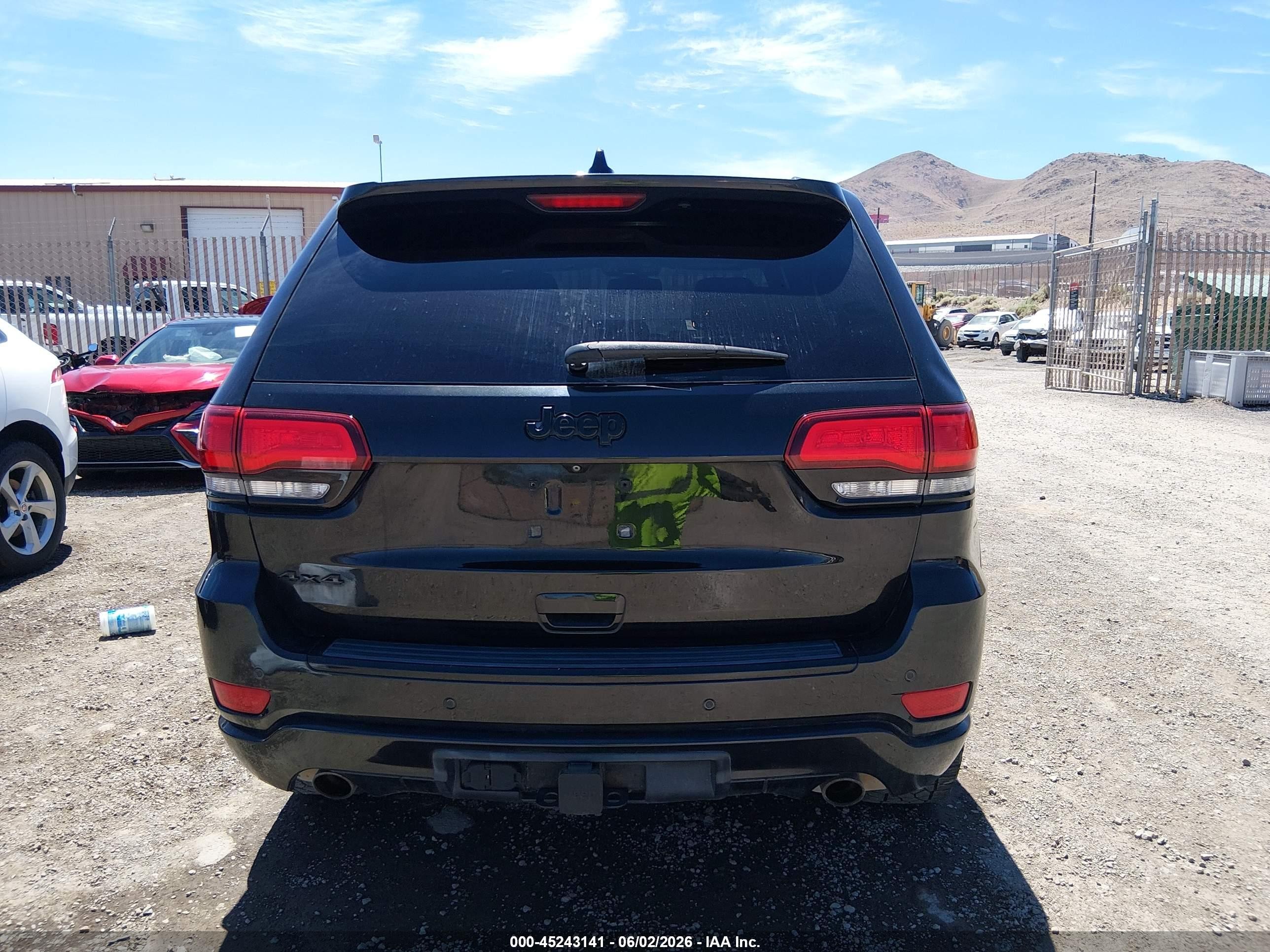 2015 Jeep Grand Cherokee Altitude Black vin: 1C4RJFAGXFC858845