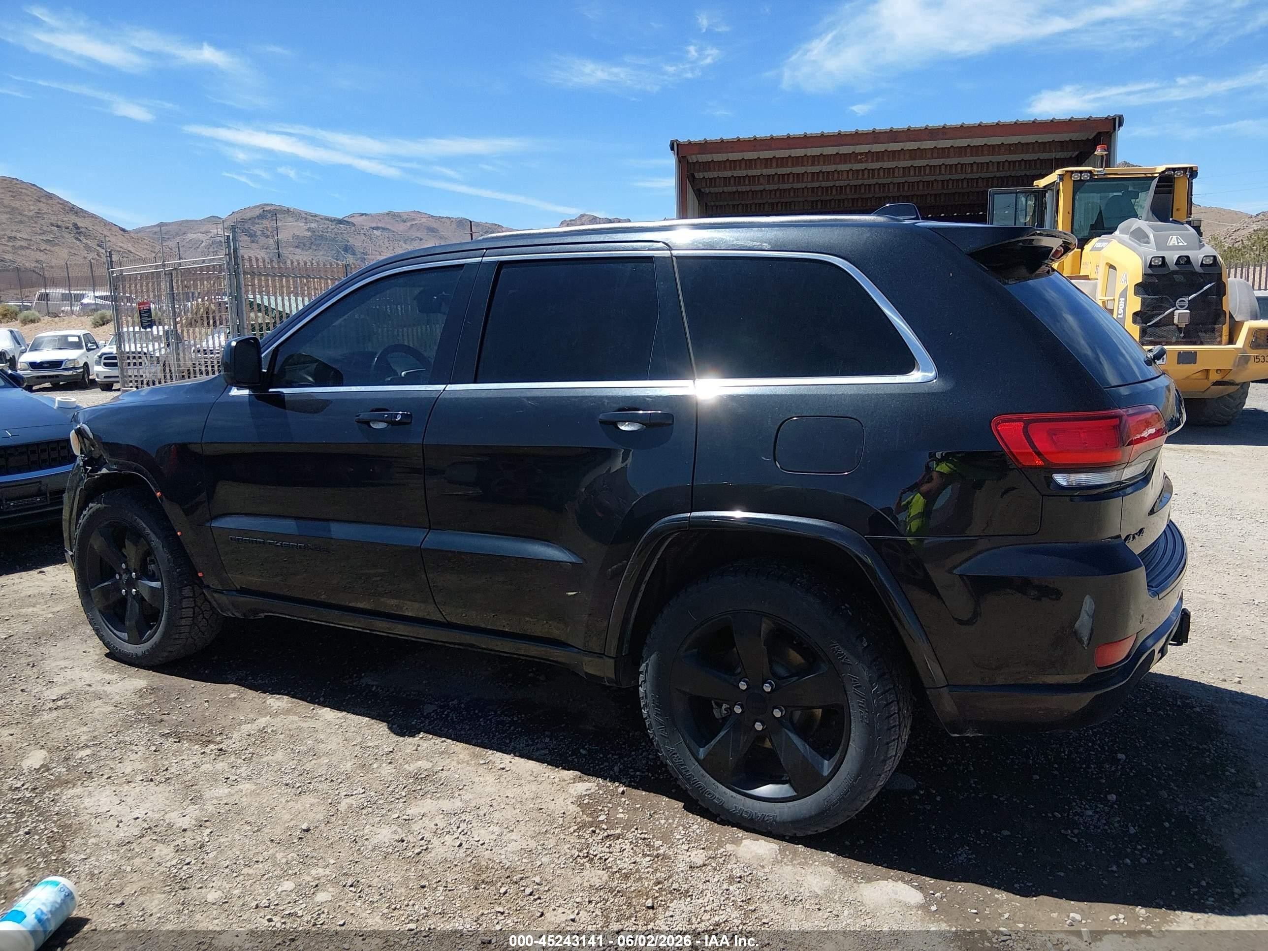 2015 Jeep Grand Cherokee Altitude Black vin: 1C4RJFAGXFC858845