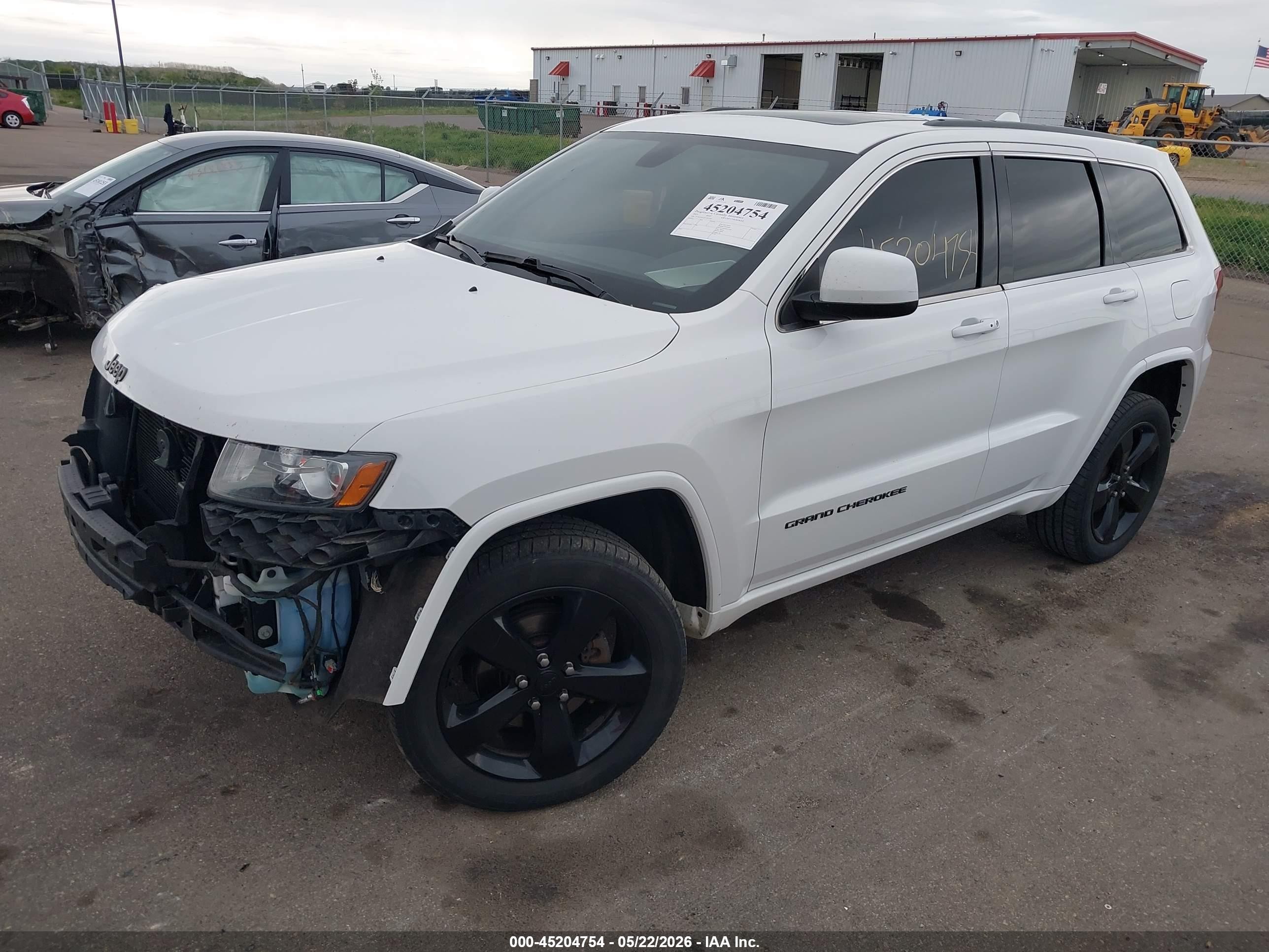 2015 Jeep Grand Cherokee Altitude White vin: 1C4RJFAGXFC893563