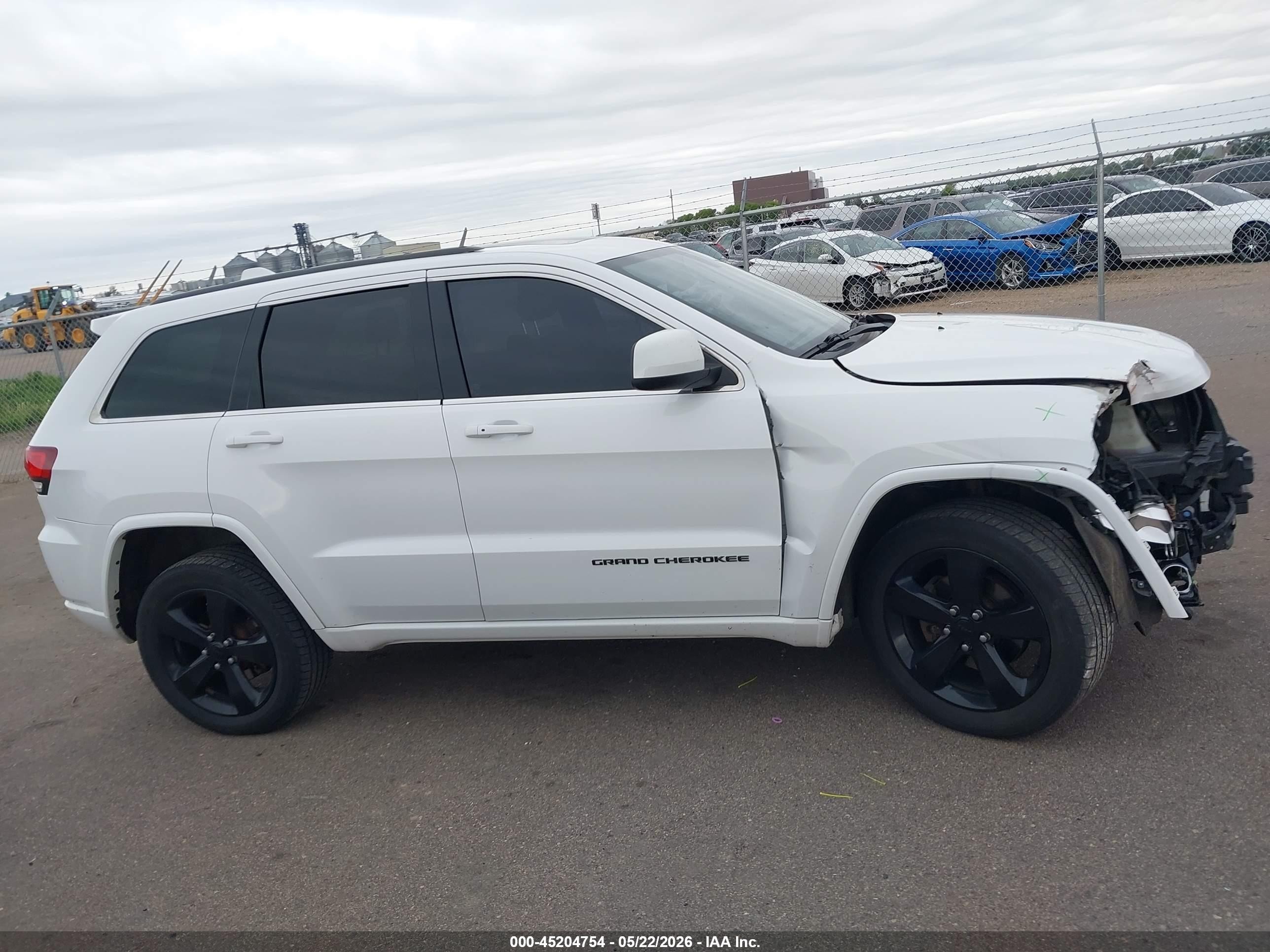 2015 Jeep Grand Cherokee Altitude White vin: 1C4RJFAGXFC893563