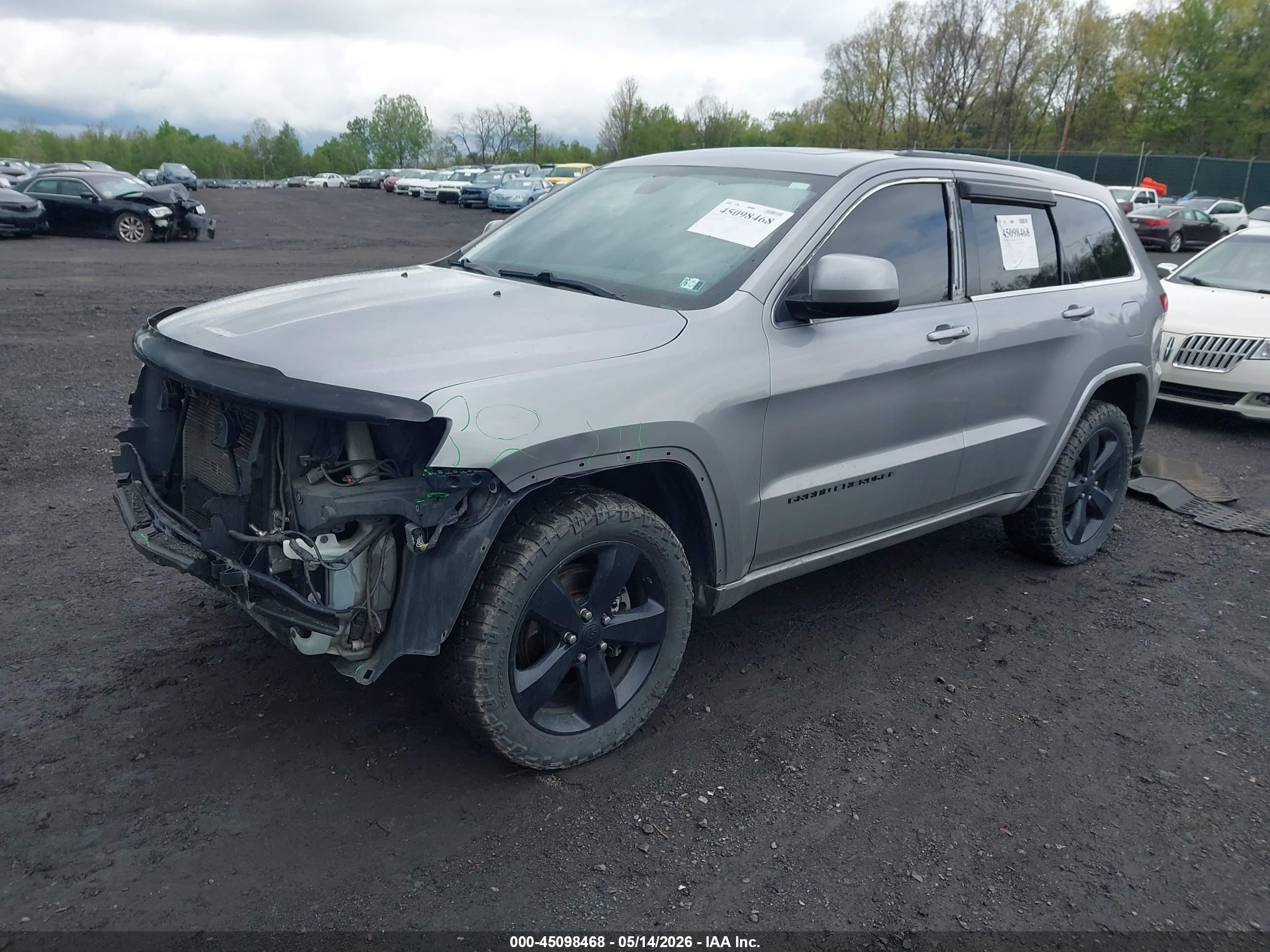 2015 Jeep Grand Cherokee Altitude Silver vin: 1C4RJFAGXFC932250
