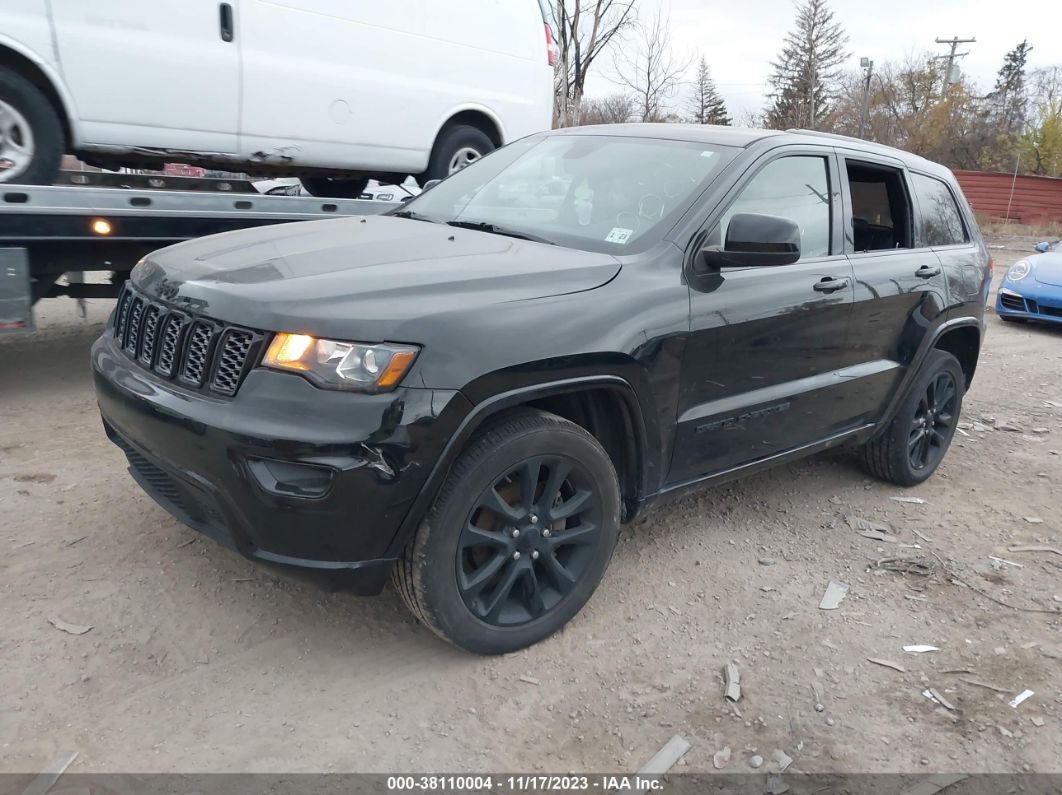 2018 Jeep Grand Cherokee Altitude 4x4 Black vin: 1C4RJFAGXJC286667