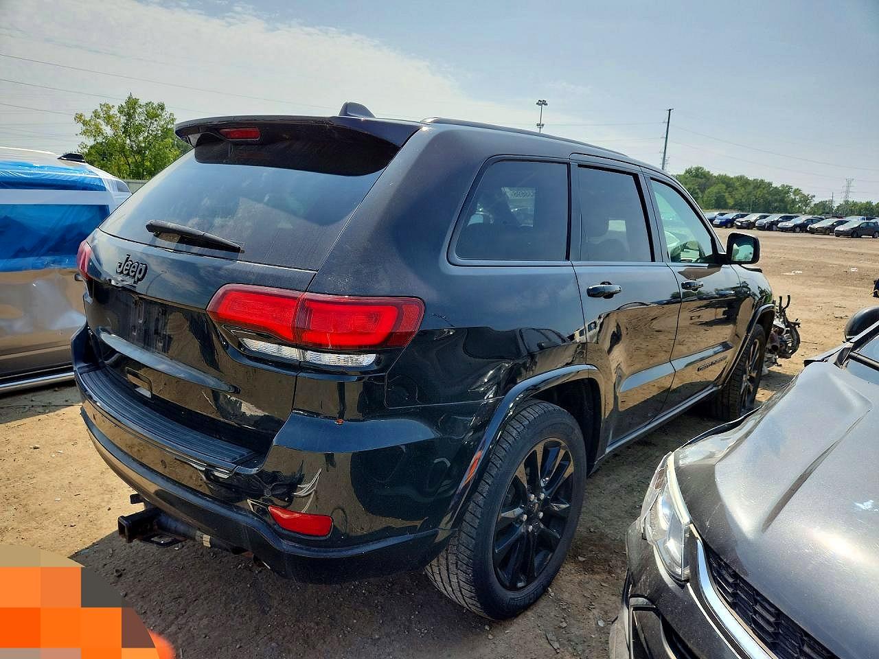 2018 Jeep Grand Cherokee Laredo Black vin: 1C4RJFAGXJC286667
