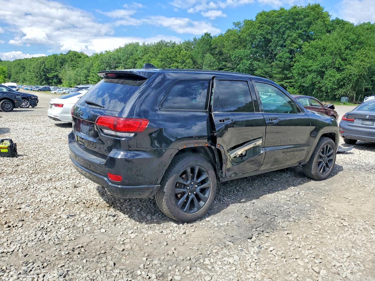 2019 Jeep Grand Cherokee Laredo Black vin: 1C4RJFAGXKC570057