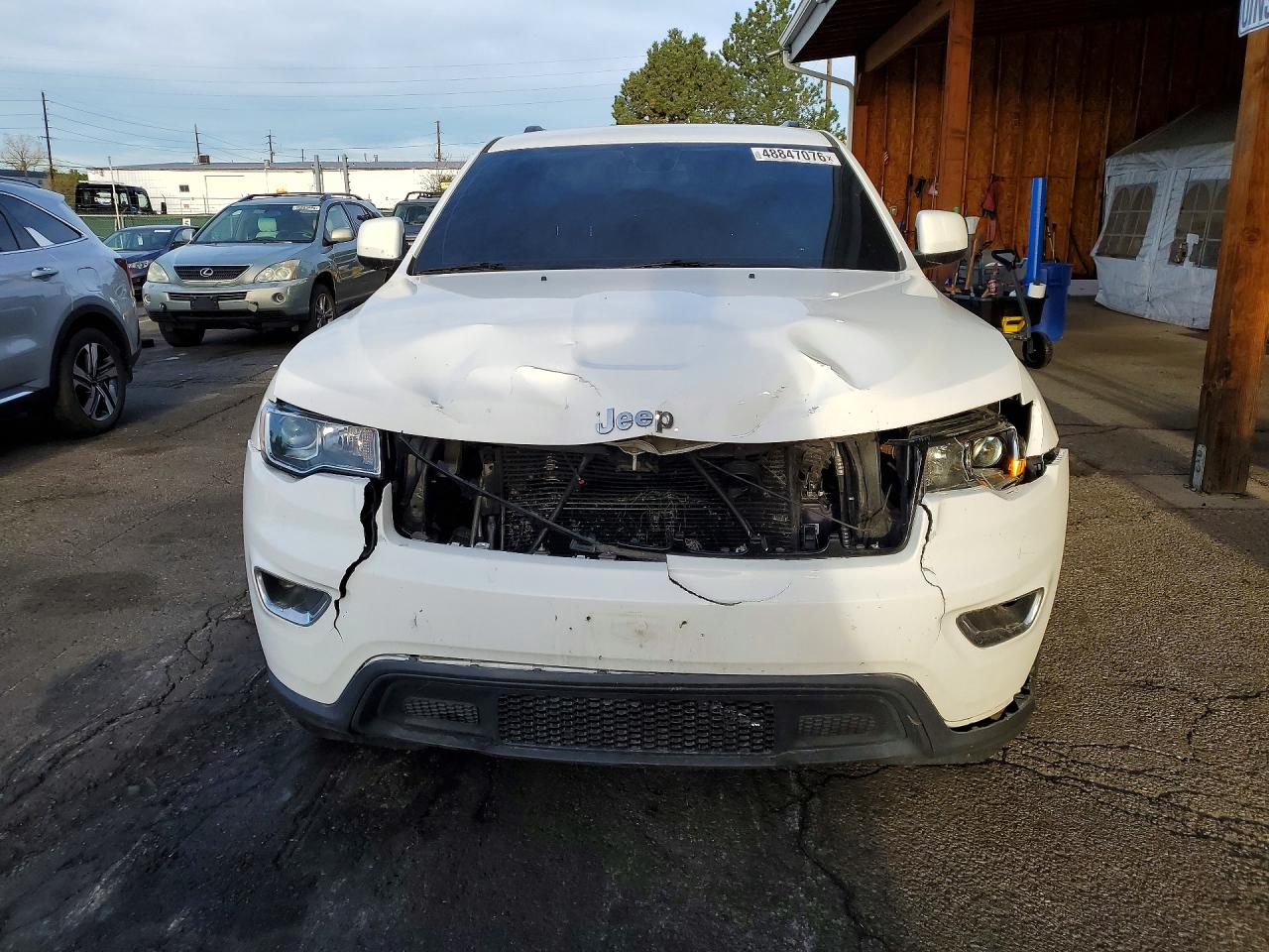 2021 Jeep Grand Cherokee Laredo White vin: 1C4RJFAGXMC591025