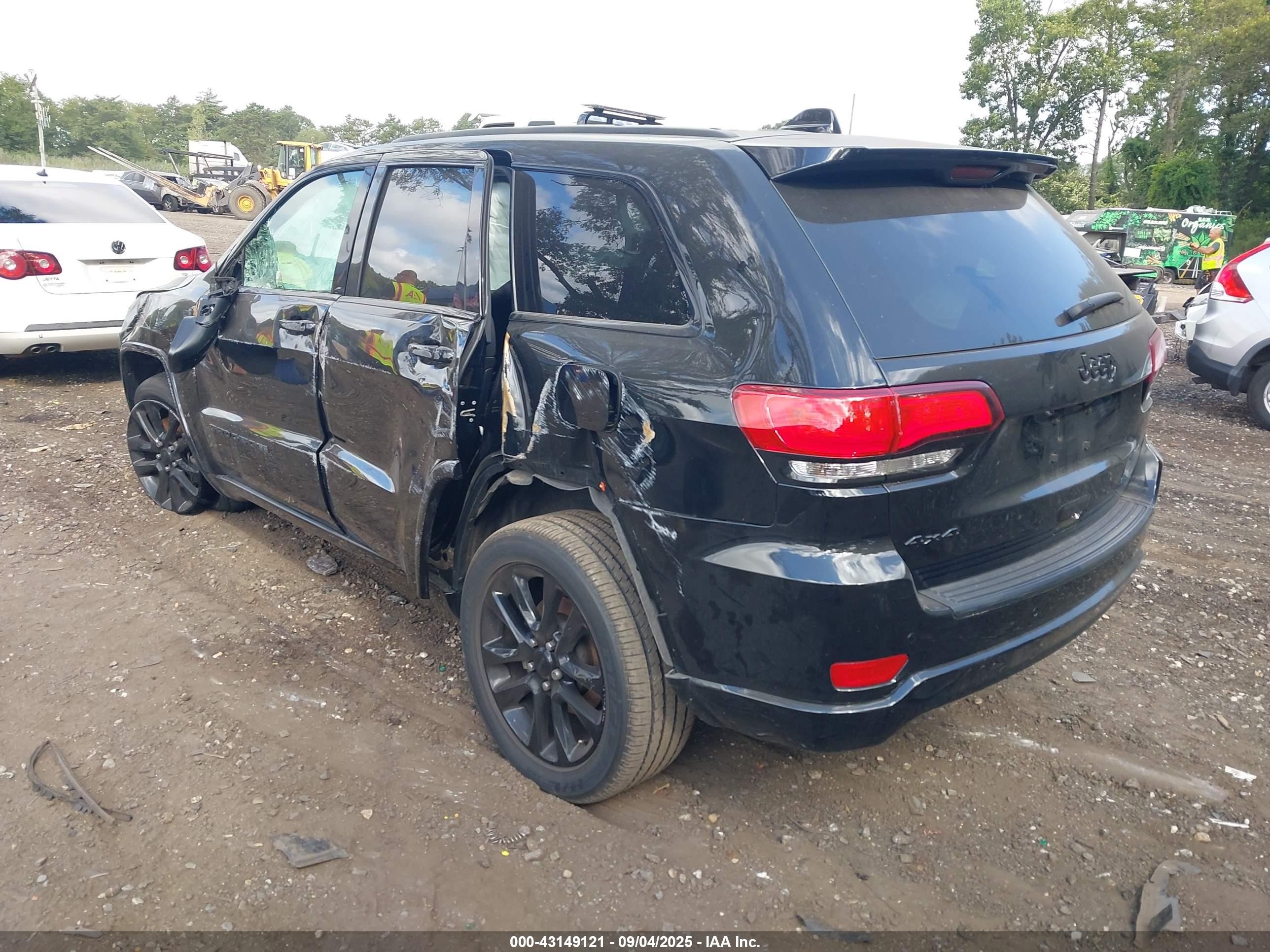 2021 Jeep Grand Cherokee Laredo X 4x4 Черный vin: 1C4RJFAGXMC772268