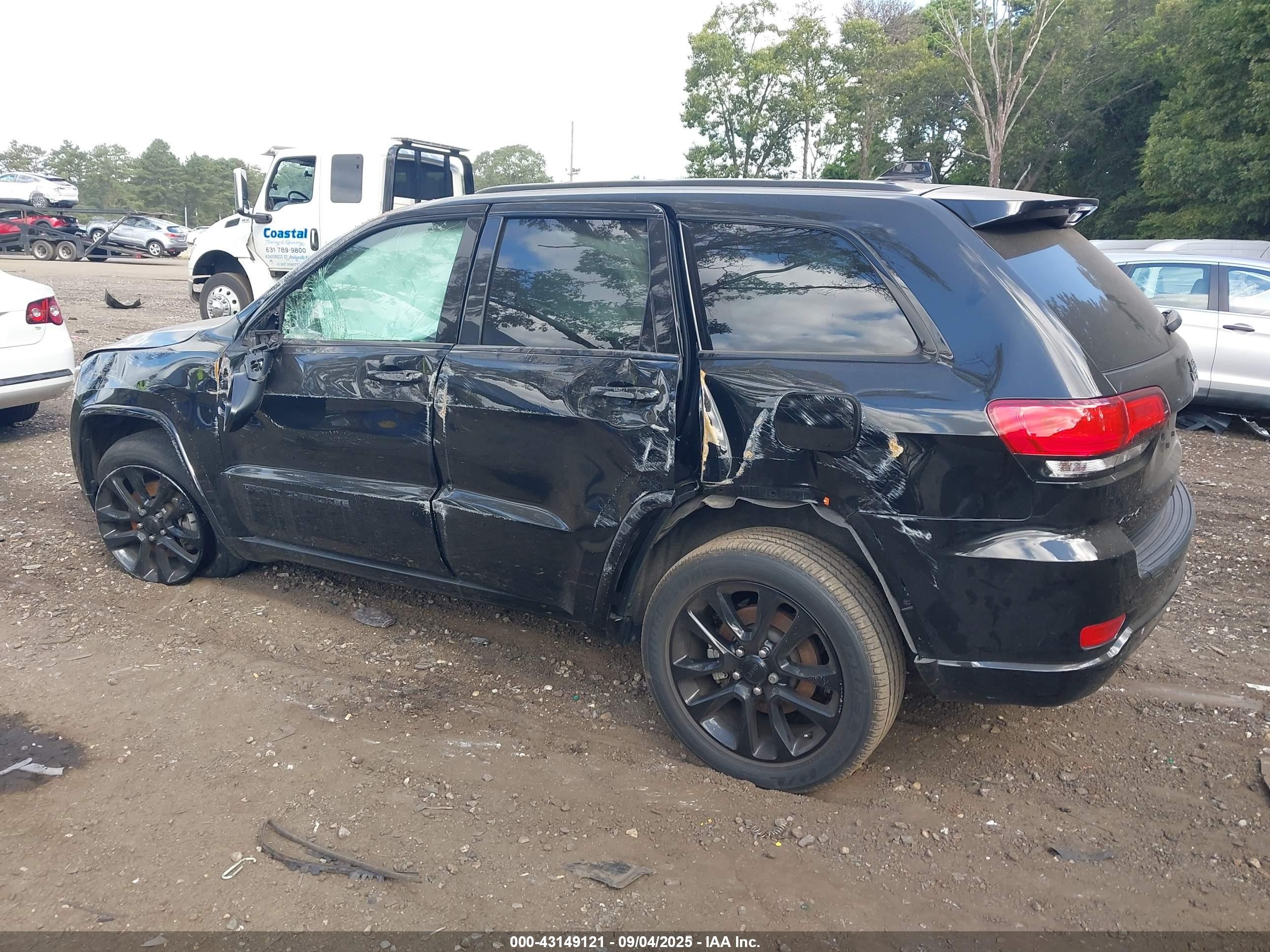 2021 Jeep Grand Cherokee Laredo X 4x4 Черный vin: 1C4RJFAGXMC772268