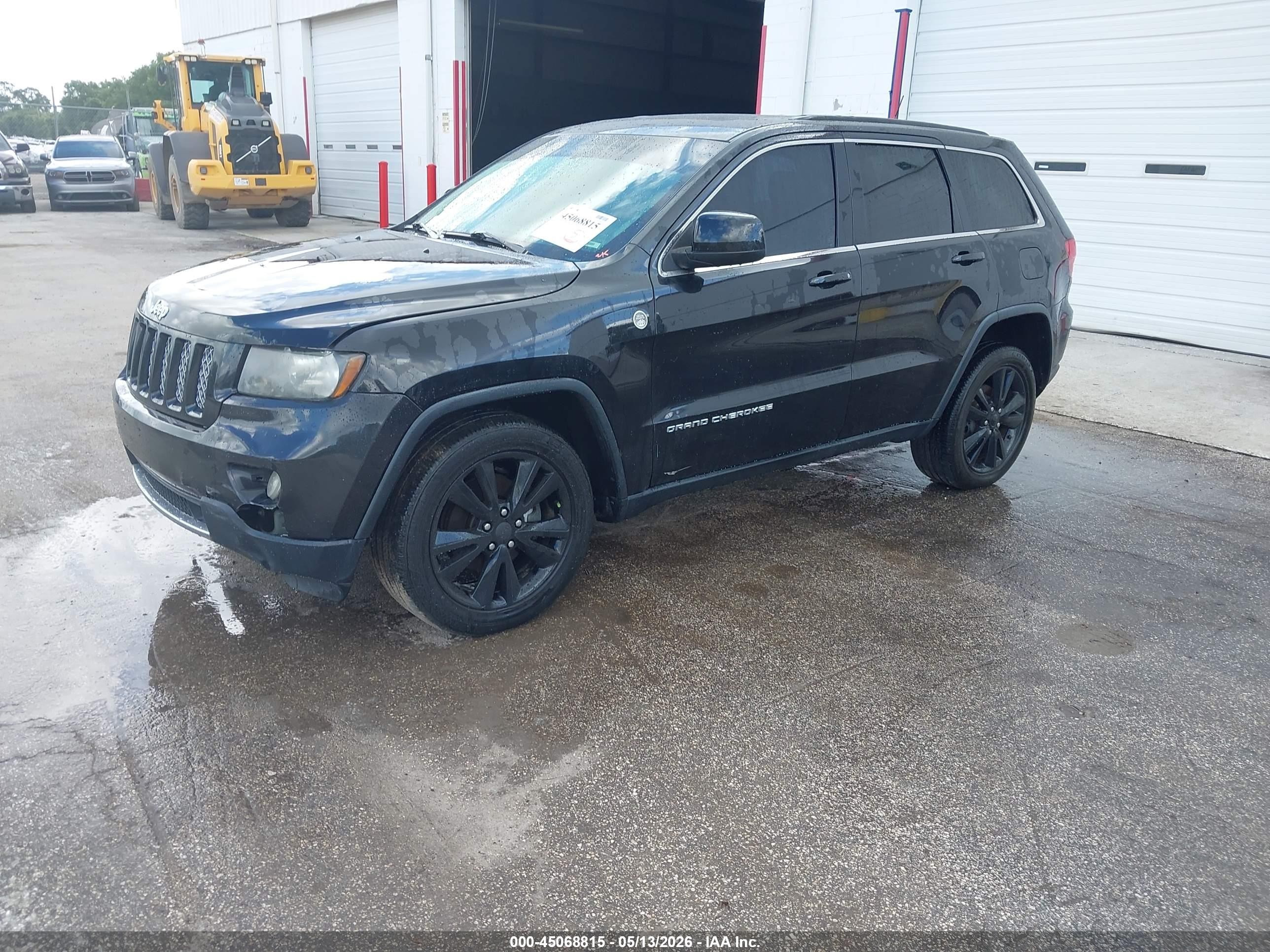 2012 Jeep Grand Cherokee Laredo Black vin: 1C4RJFAT0CC314718
