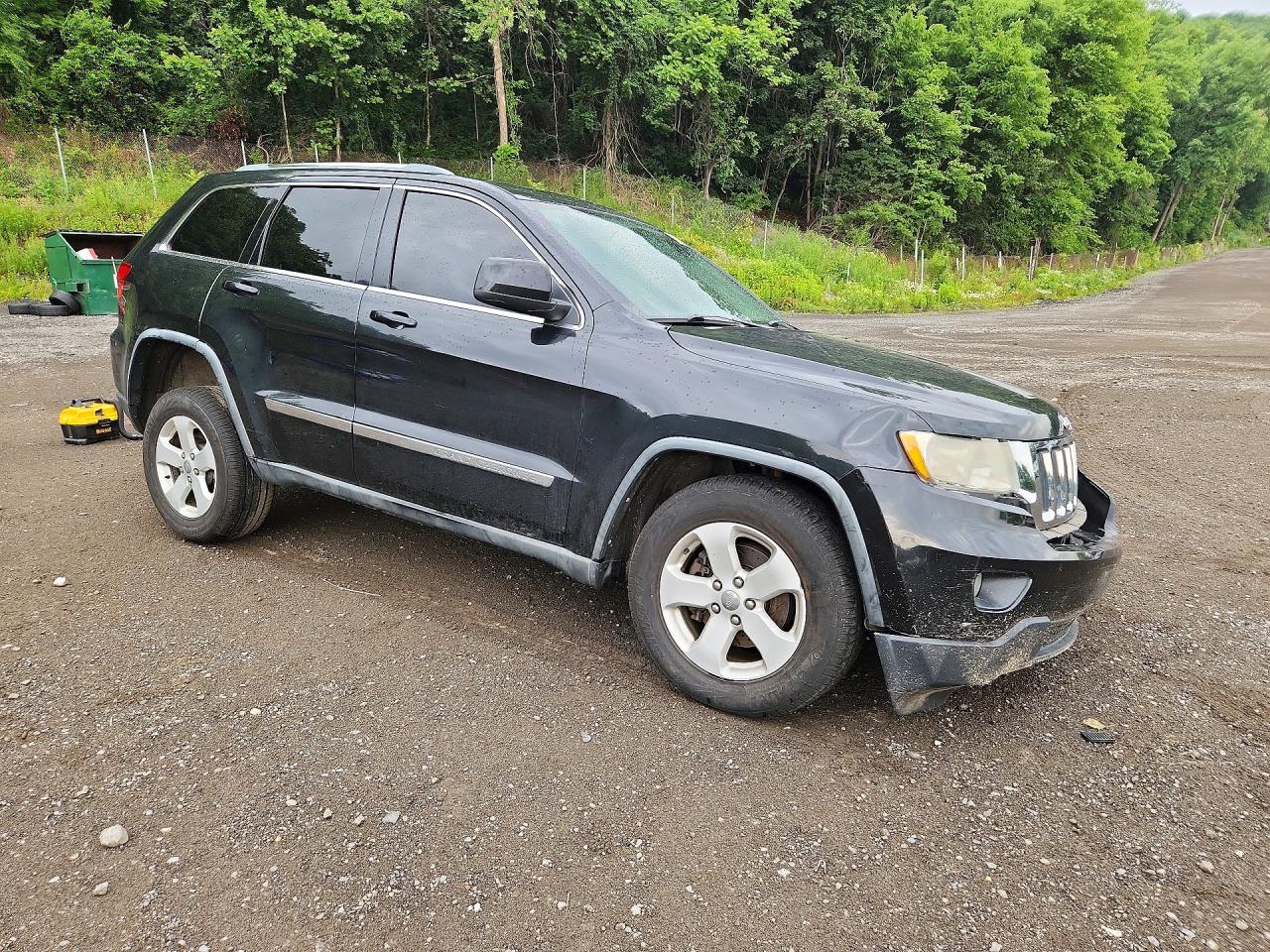2012 Jeep Grand Cherokee Laredo Black vin: 1C4RJFAT1CC184612