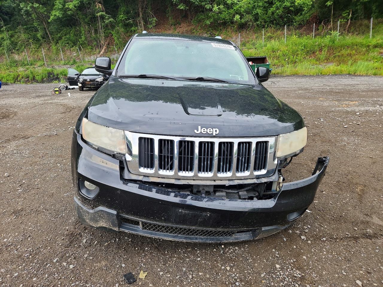 2012 Jeep Grand Cherokee Laredo Black vin: 1C4RJFAT1CC184612