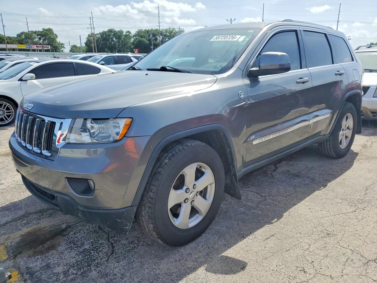 2012 Jeep Grand Cherokee Laredo Gray vin: 1C4RJFAT1CC184903
