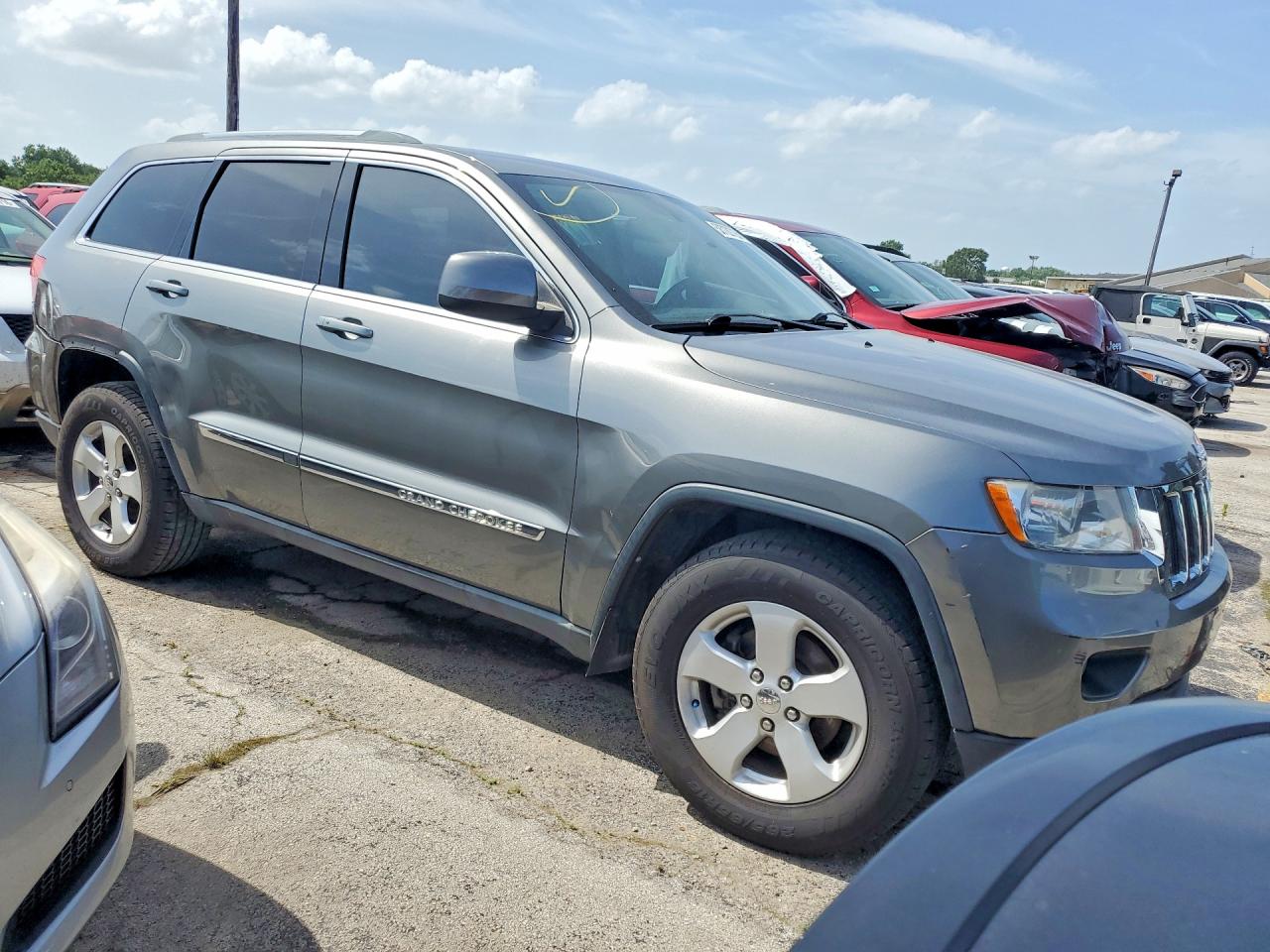 2012 Jeep Grand Cherokee Laredo Gray vin: 1C4RJFAT1CC184903