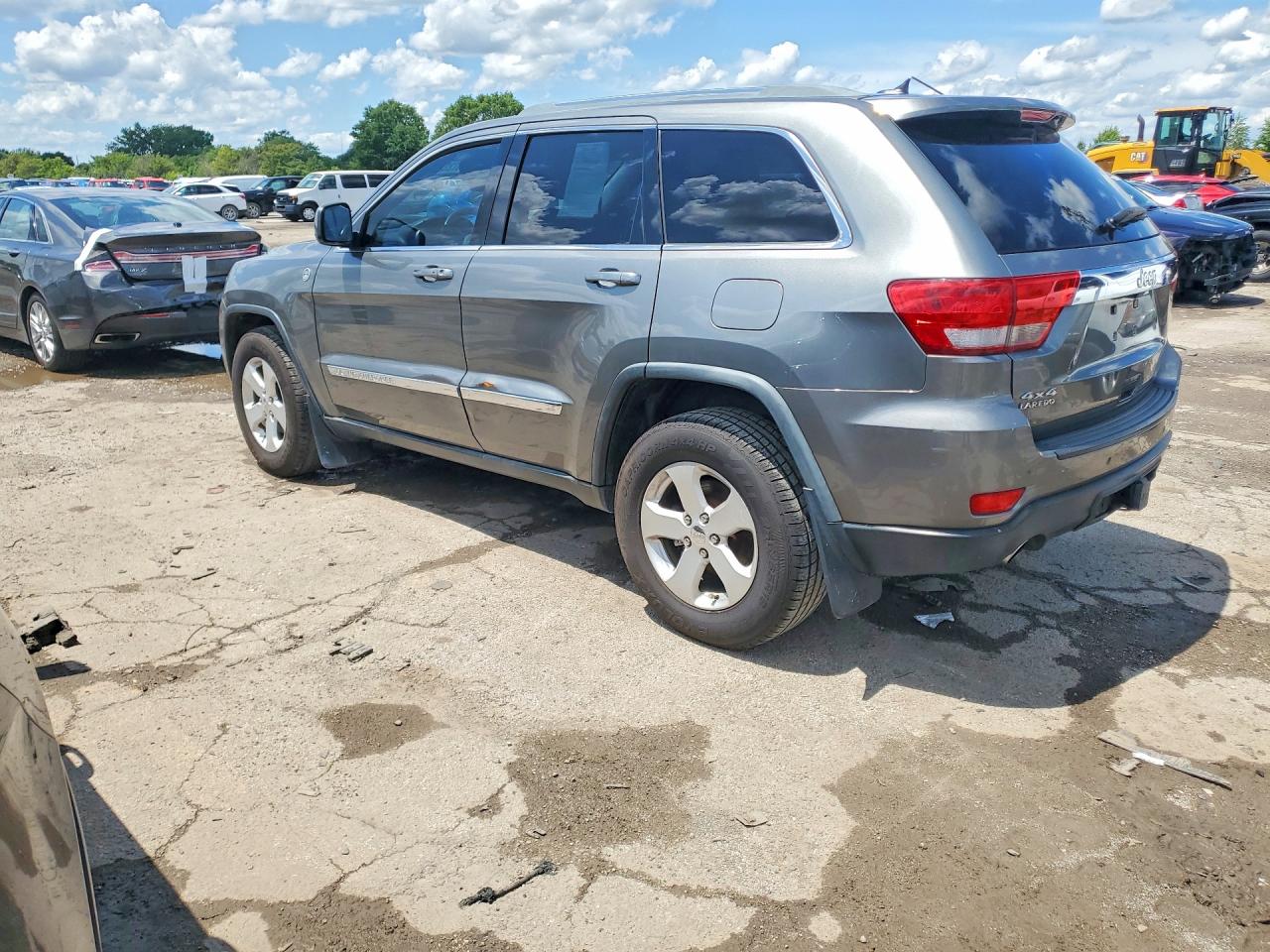 2012 Jeep Grand Cherokee Laredo Gray vin: 1C4RJFAT1CC184903