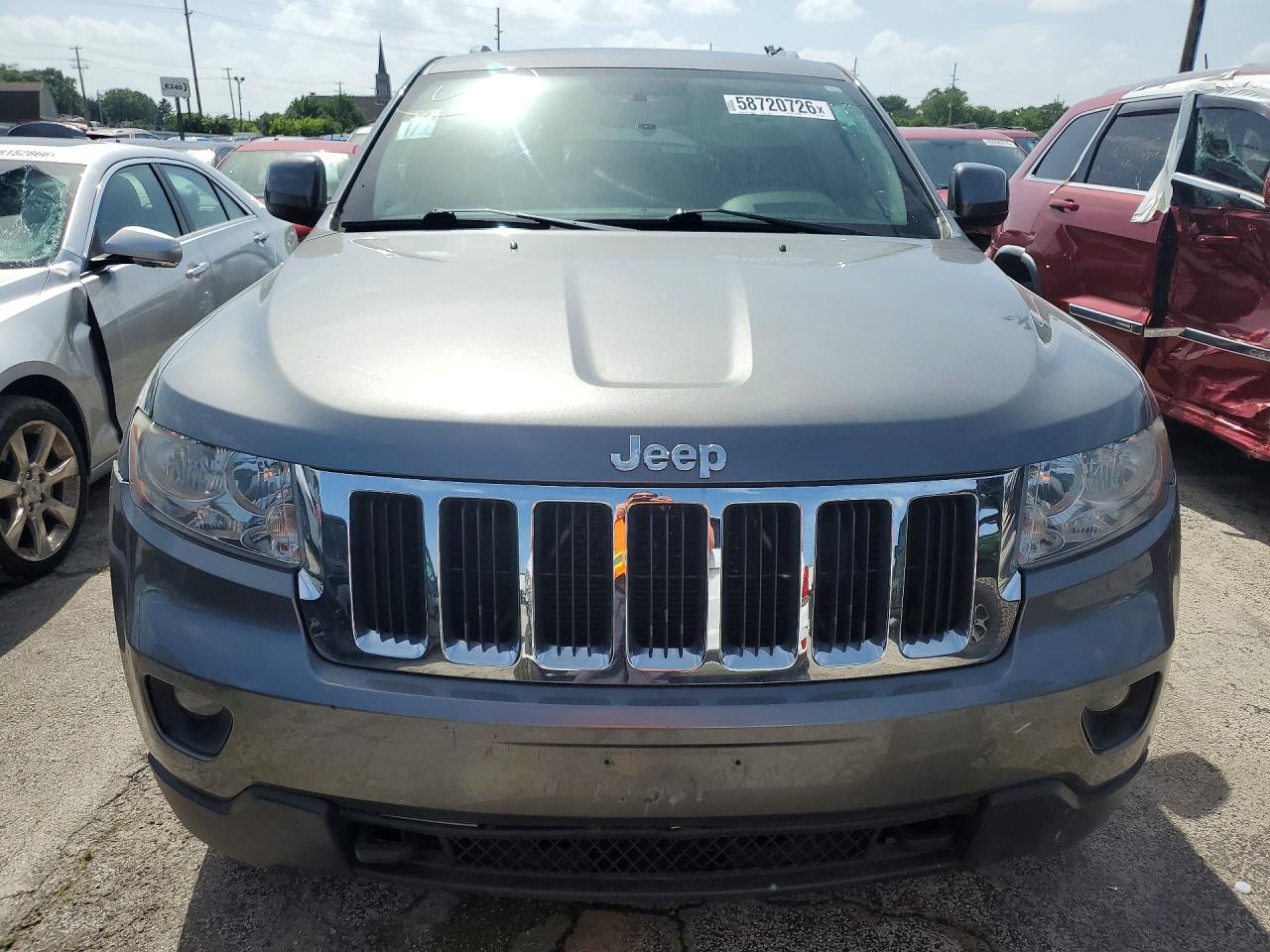 2012 Jeep Grand Cherokee Laredo Gray vin: 1C4RJFAT1CC184903