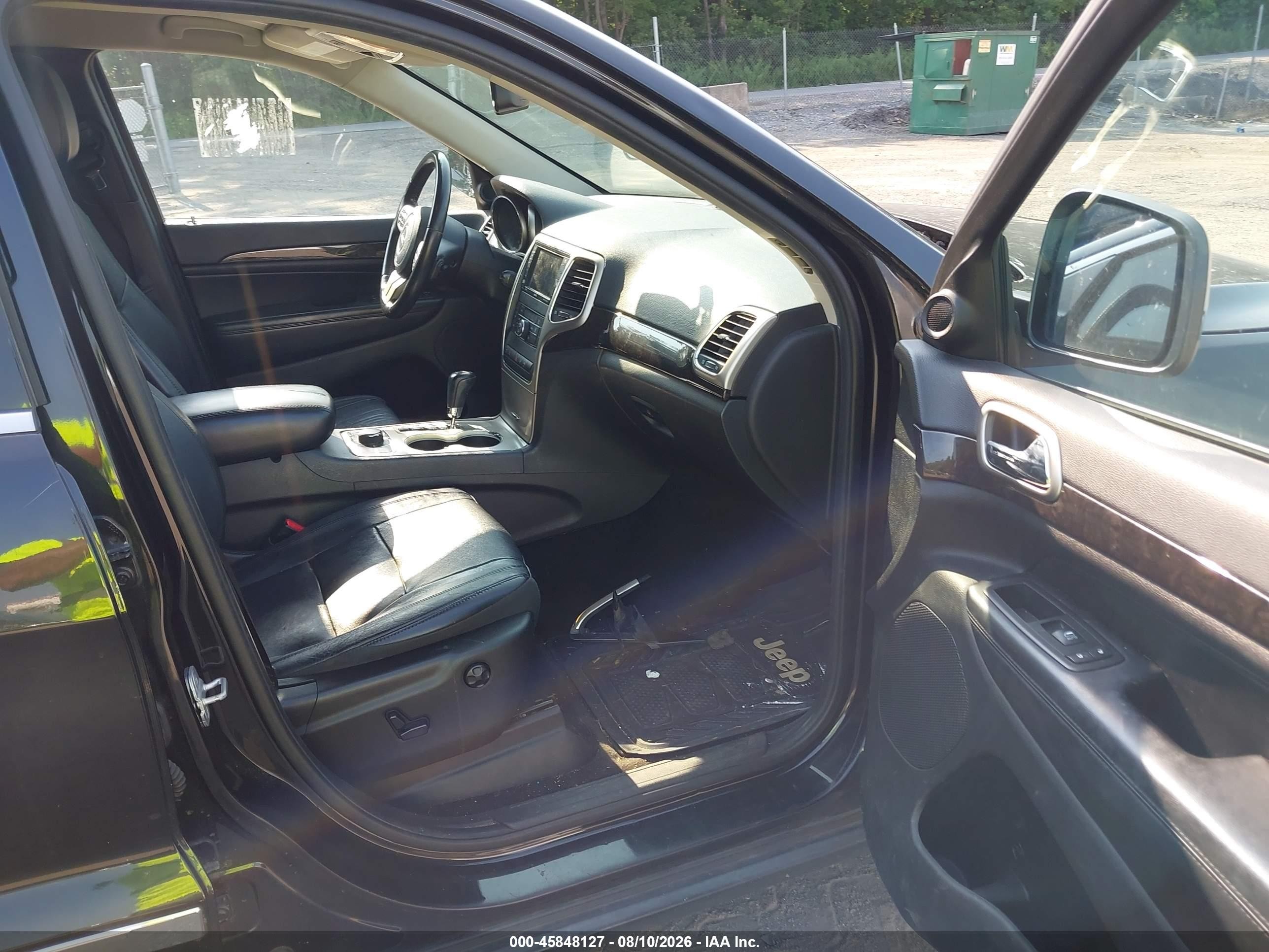 2012 Jeep Grand Cherokee Laredo Black vin: 1C4RJFAT1CC301072