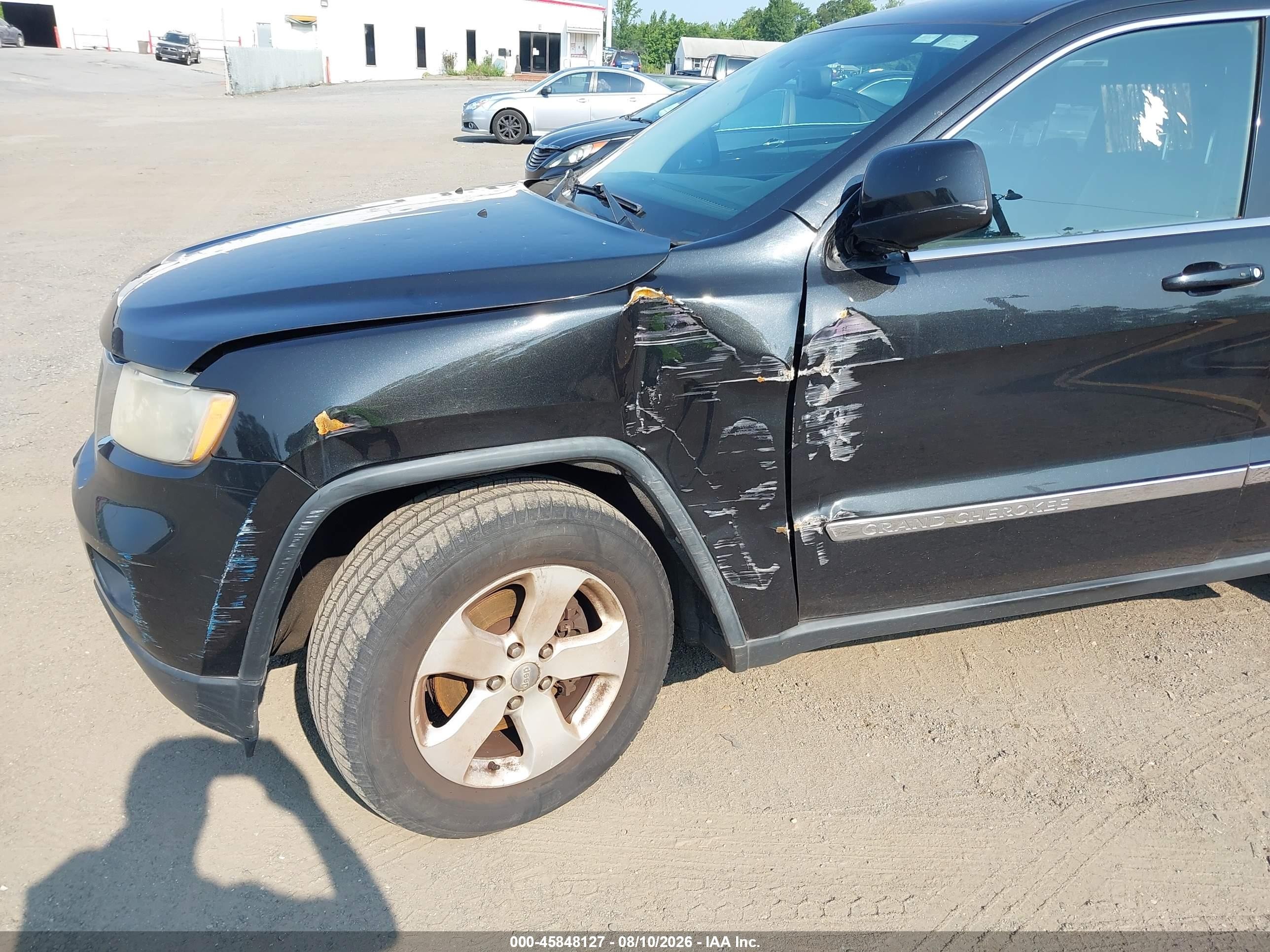 2012 Jeep Grand Cherokee Laredo Black vin: 1C4RJFAT1CC301072