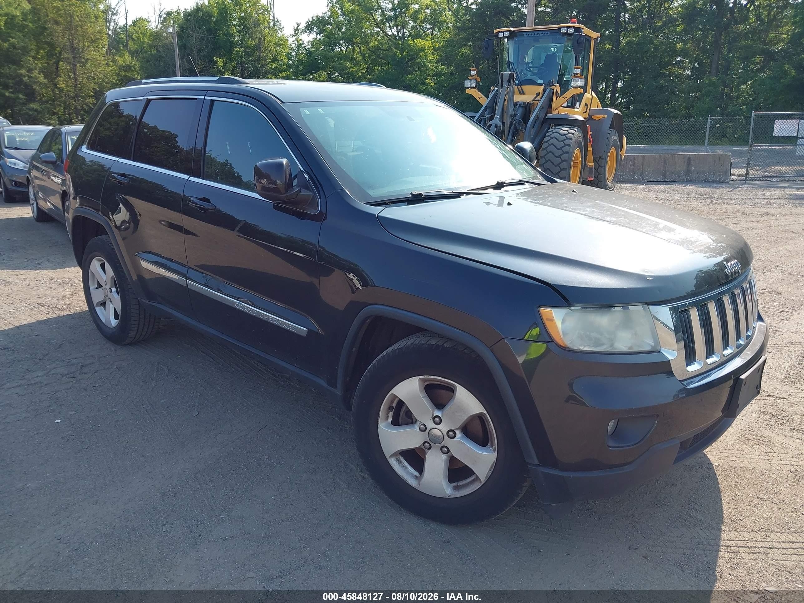 2012 Jeep Grand Cherokee Laredo Black vin: 1C4RJFAT1CC301072