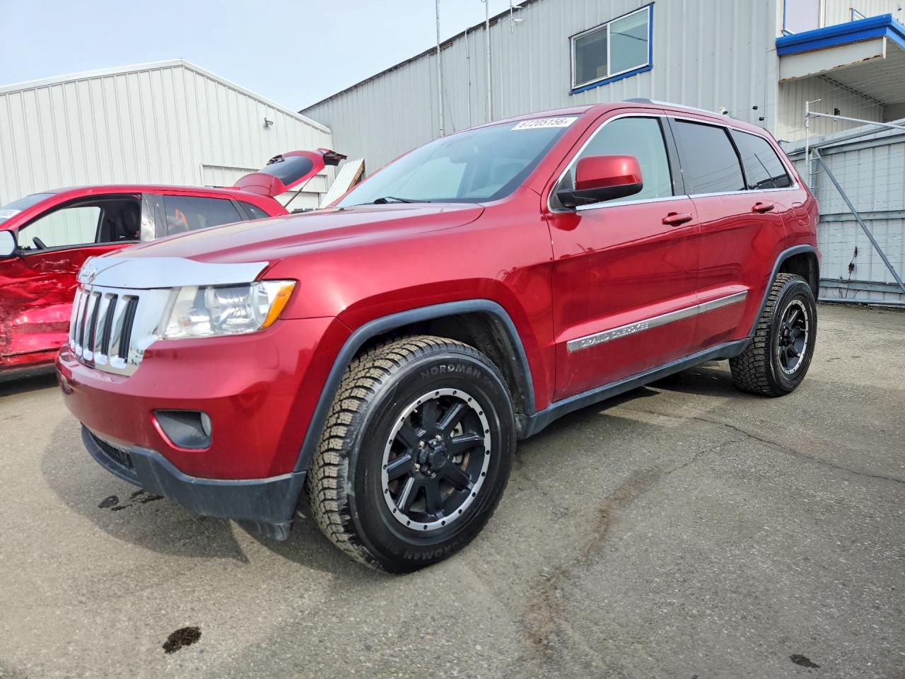 2012 Jeep Grand Cherokee Laredo Red vin: 1C4RJFAT2CC353892