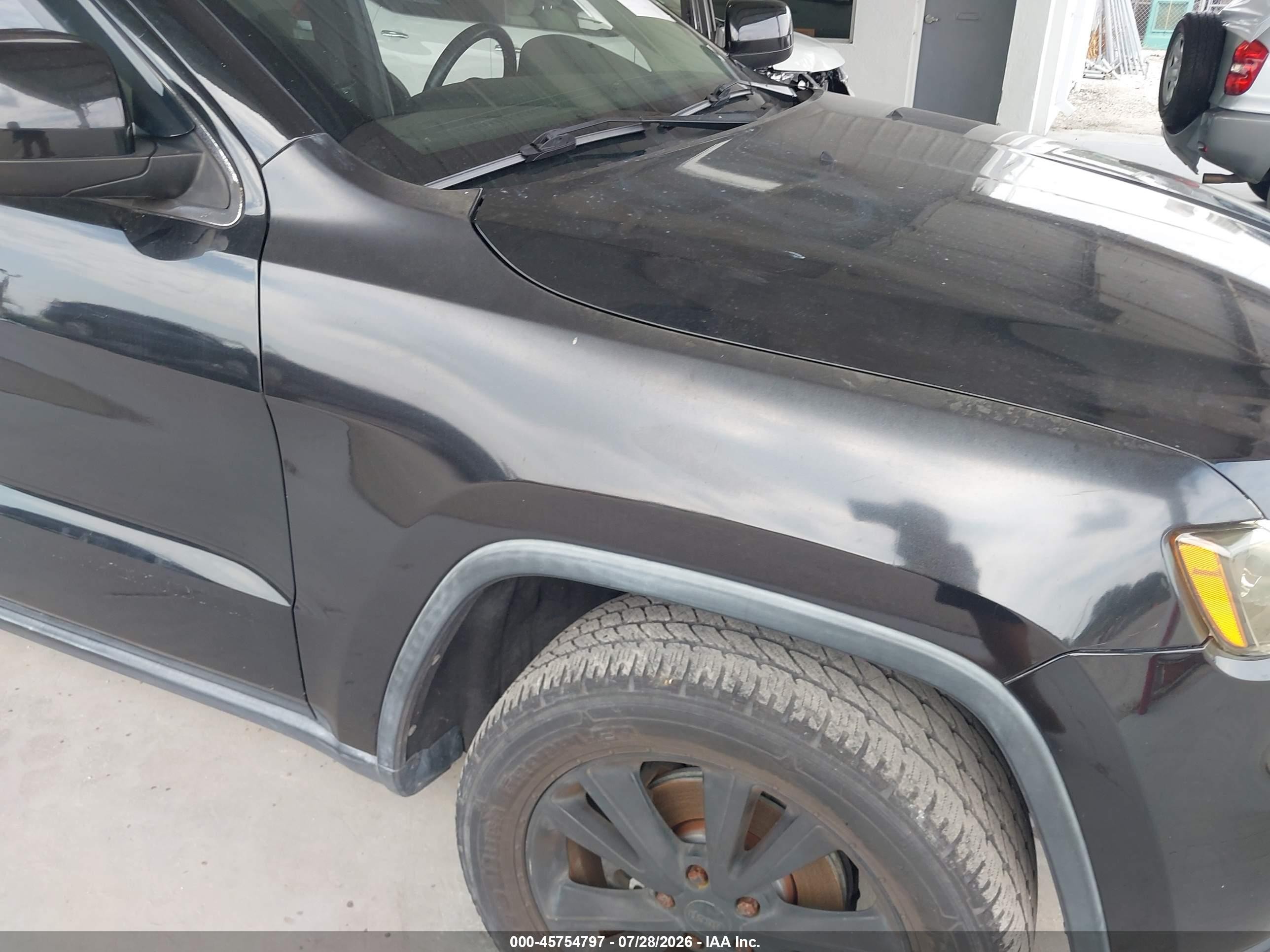 2013 Jeep Grand Cherokee Laredo Altitude Black vin: 1C4RJFAT2DC577956