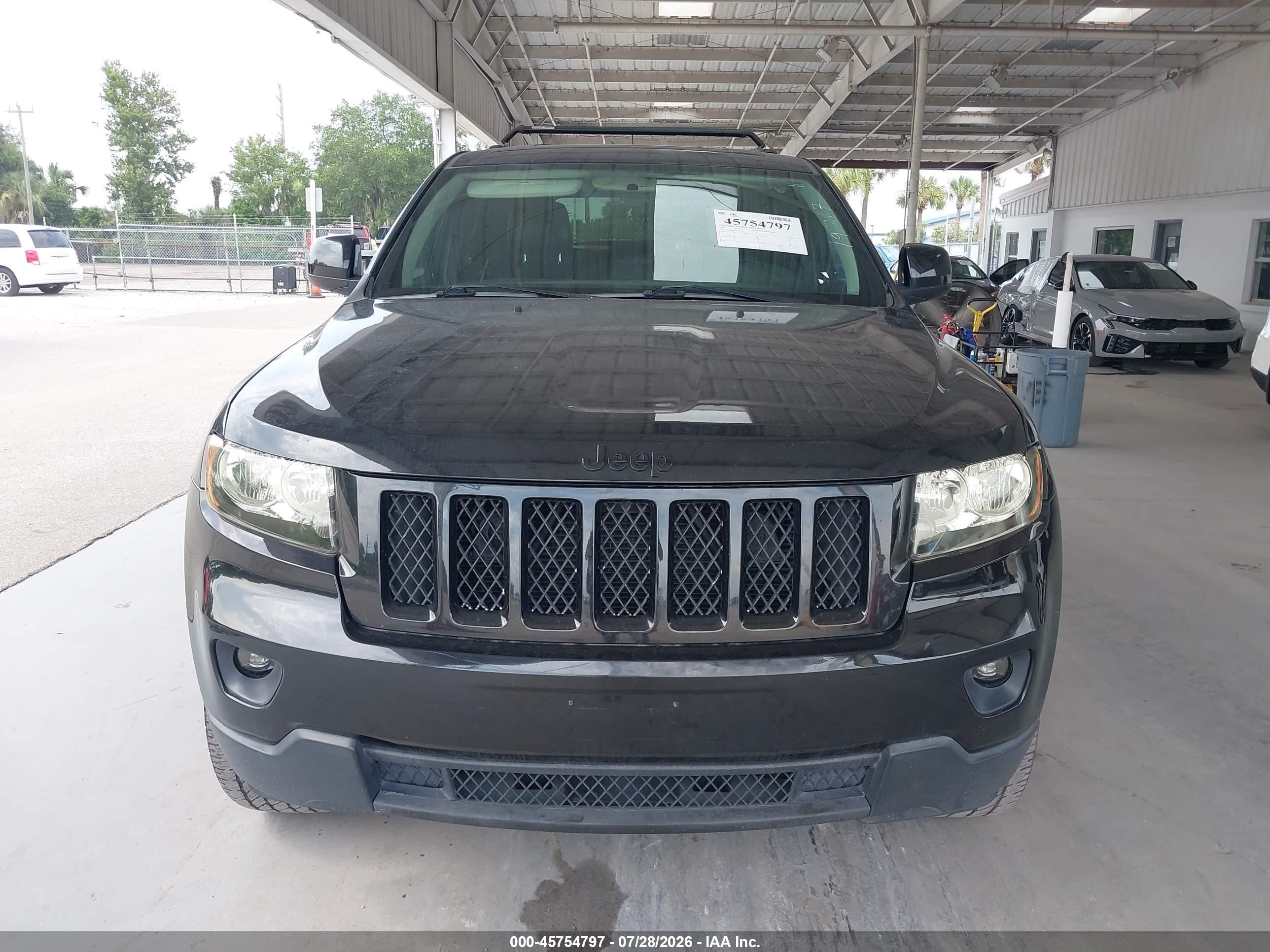 2013 Jeep Grand Cherokee Laredo Altitude Black vin: 1C4RJFAT2DC577956