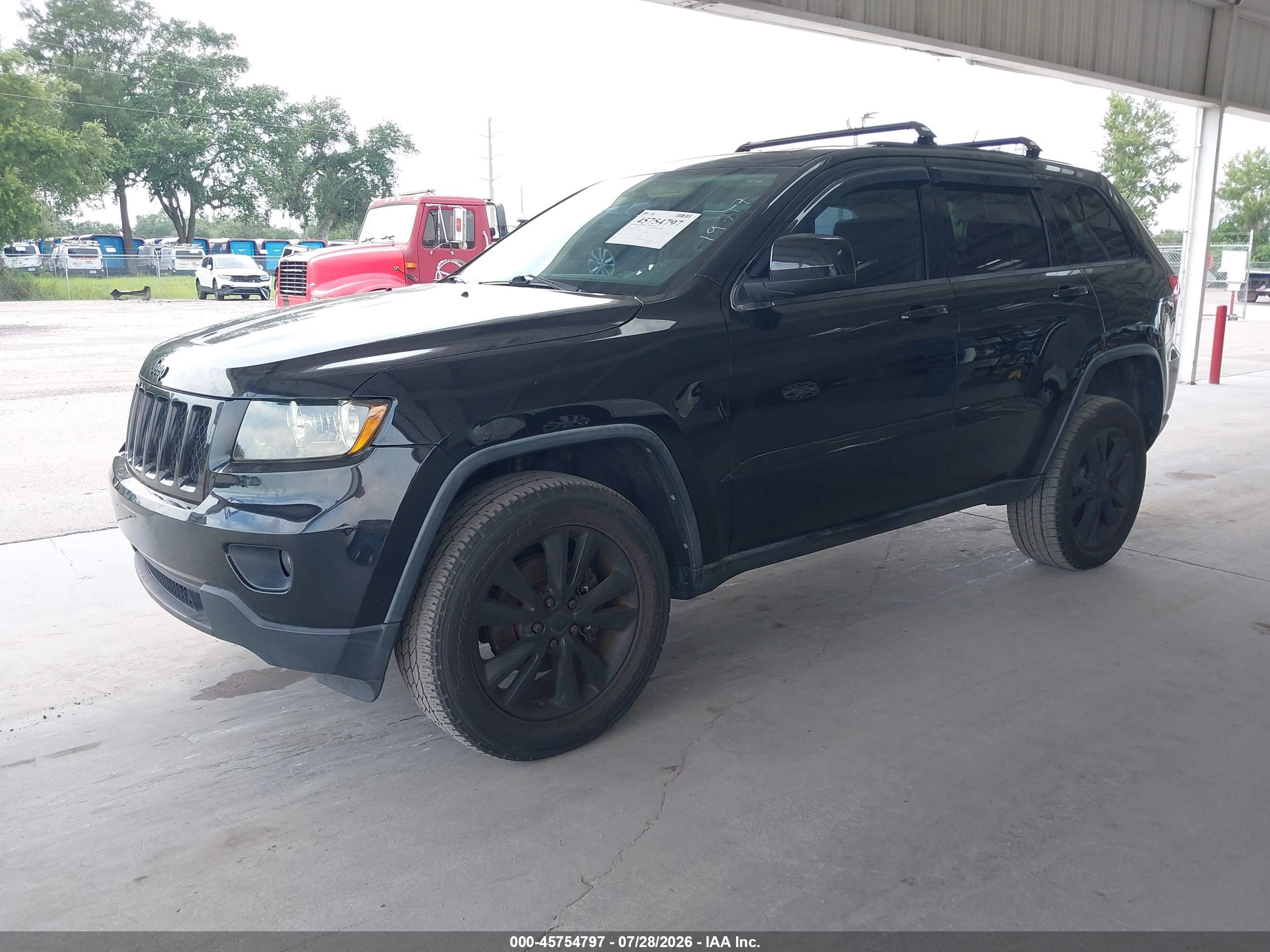2013 Jeep Grand Cherokee Laredo Altitude Black vin: 1C4RJFAT2DC577956