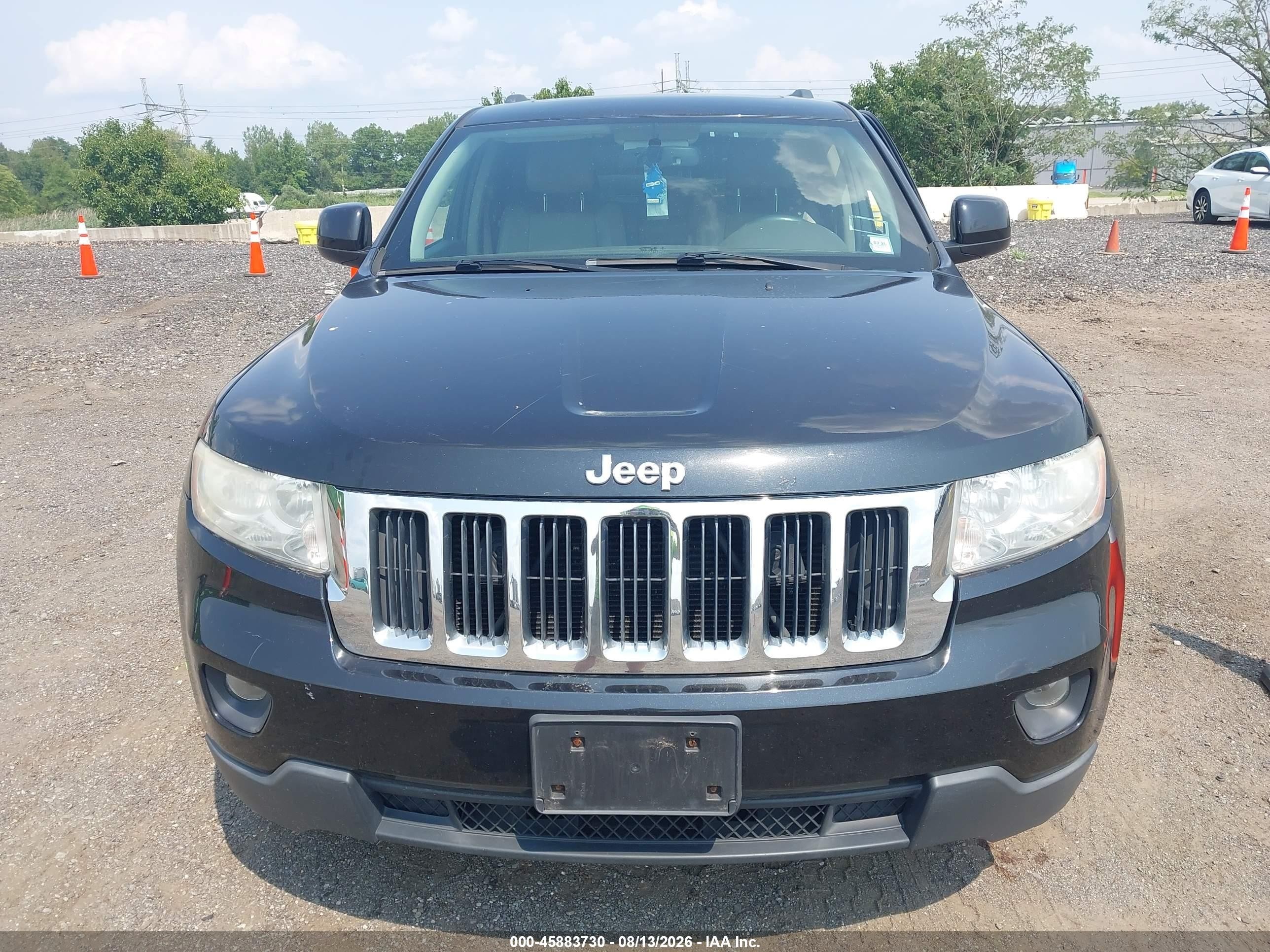 2013 Jeep Grand Cherokee Laredo Black vin: 1C4RJFAT3DC646024