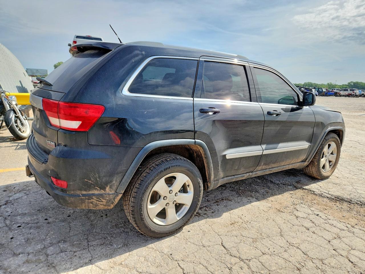 2012 Jeep Grand Cherokee Laredo Black vin: 1C4RJFAT4CC246309
