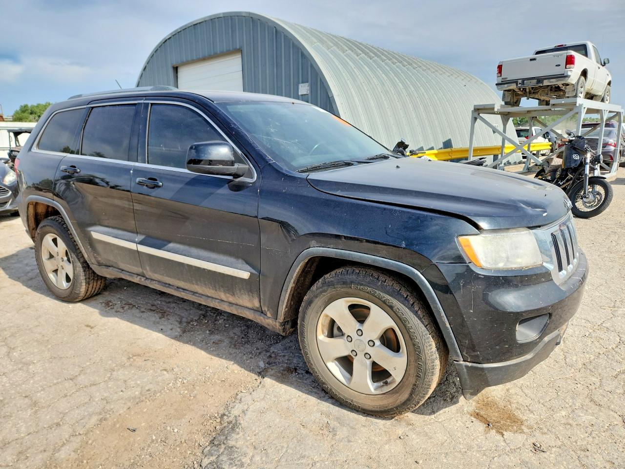 2012 Jeep Grand Cherokee Laredo Black vin: 1C4RJFAT4CC246309