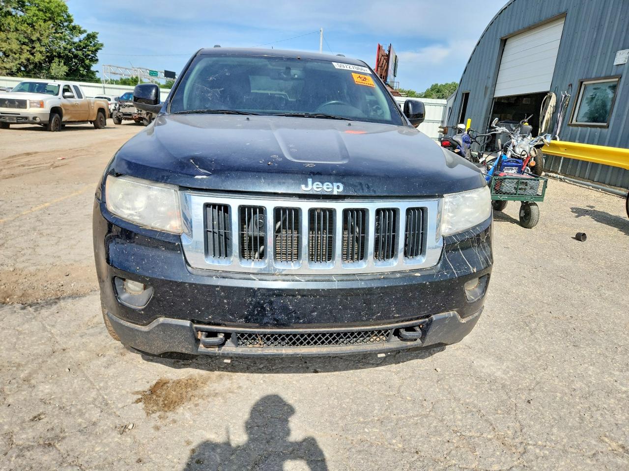 2012 Jeep Grand Cherokee Laredo Black vin: 1C4RJFAT4CC246309