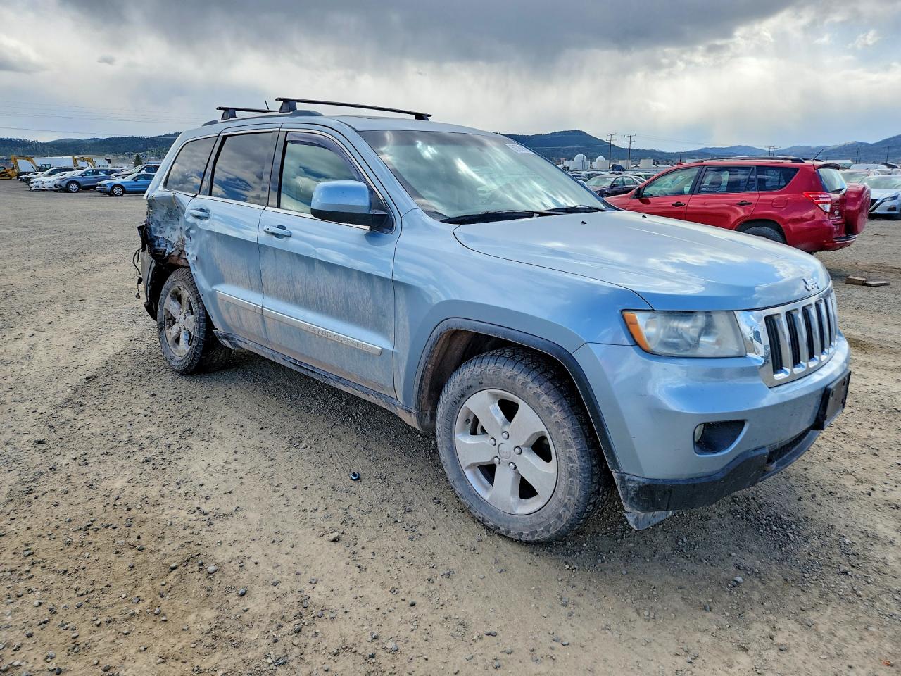 2012 Jeep Grand Cherokee Laredo Blue vin: 1C4RJFAT5CC283210
