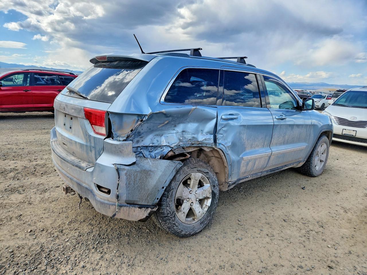 2012 Jeep Grand Cherokee Laredo Blue vin: 1C4RJFAT5CC283210