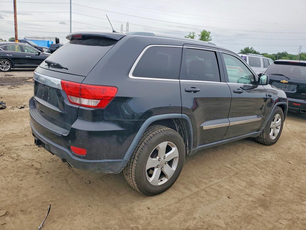 2012 Jeep Grand Cherokee Laredo Black vin: 1C4RJFAT7CC192407