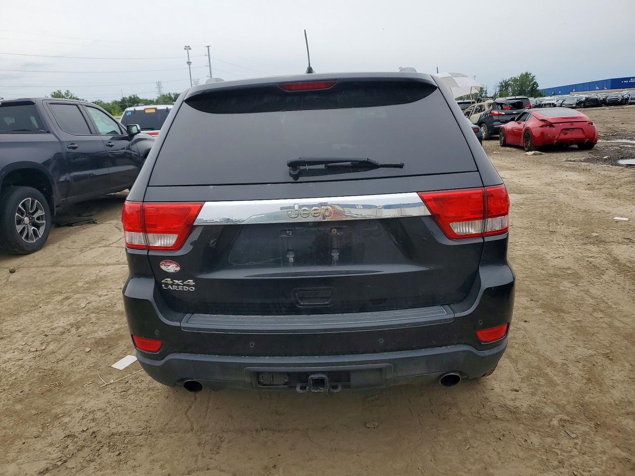 2012 Jeep Grand Cherokee Laredo Black vin: 1C4RJFAT7CC192407