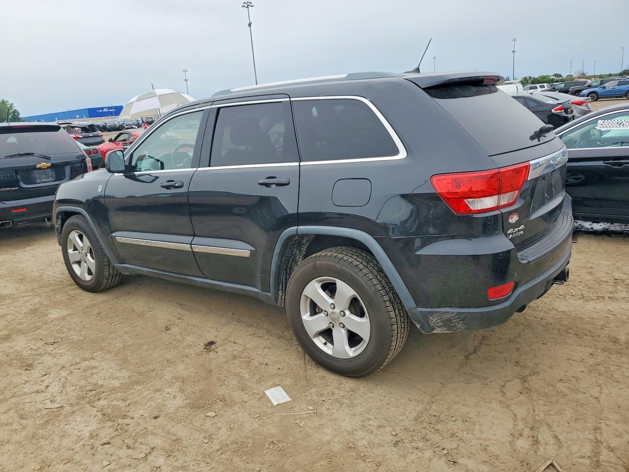 2012 Jeep Grand Cherokee Laredo Black vin: 1C4RJFAT7CC192407