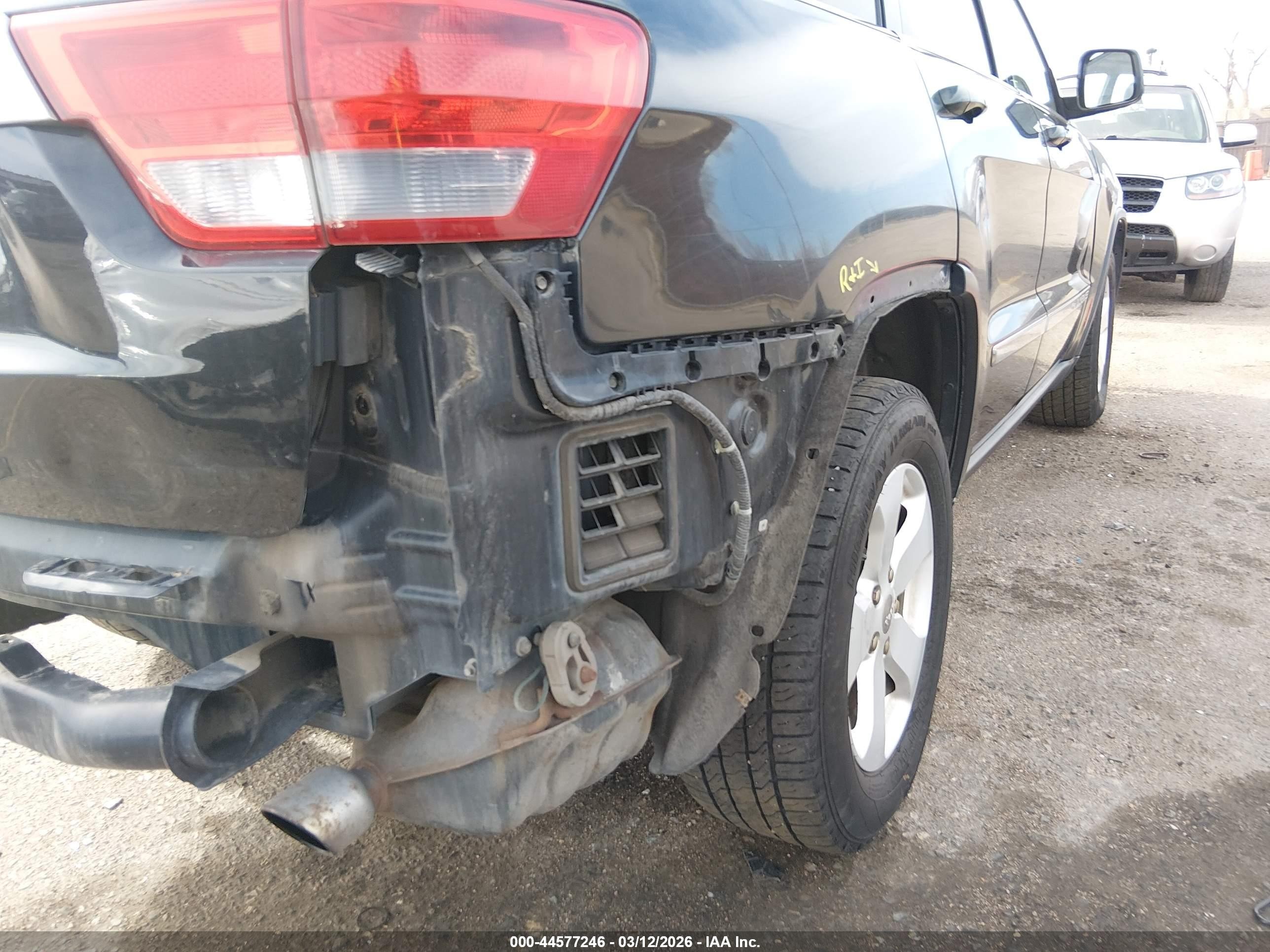 2012 Jeep Grand Cherokee Laredo Black vin: 1C4RJFAT8CC203785