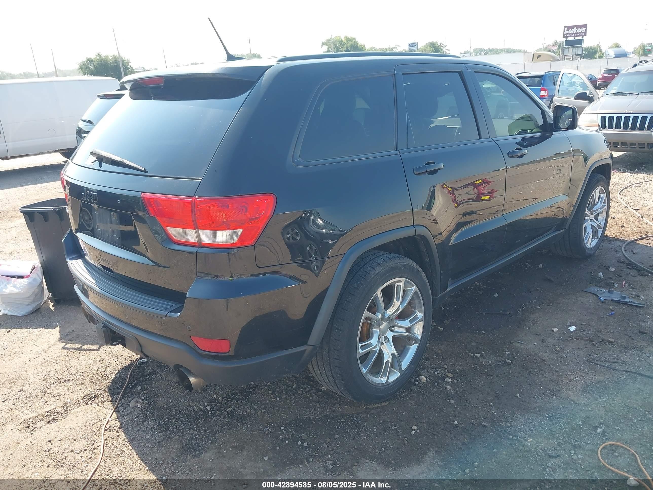 2013 Jeep Grand Cherokee Laredo Altitude Black vin: 1C4RJFAT8DC586824