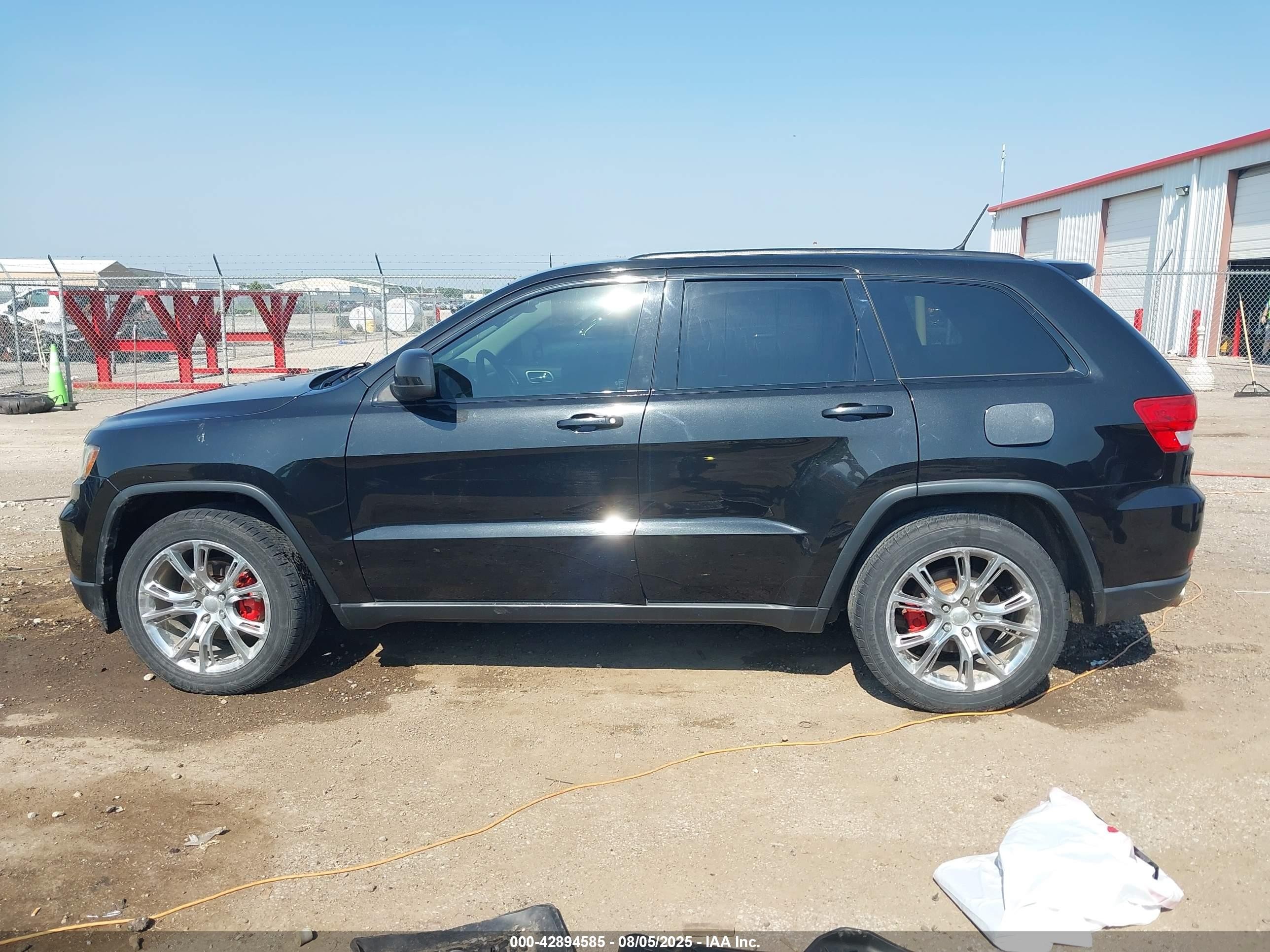 2013 Jeep Grand Cherokee Laredo Altitude Black vin: 1C4RJFAT8DC586824