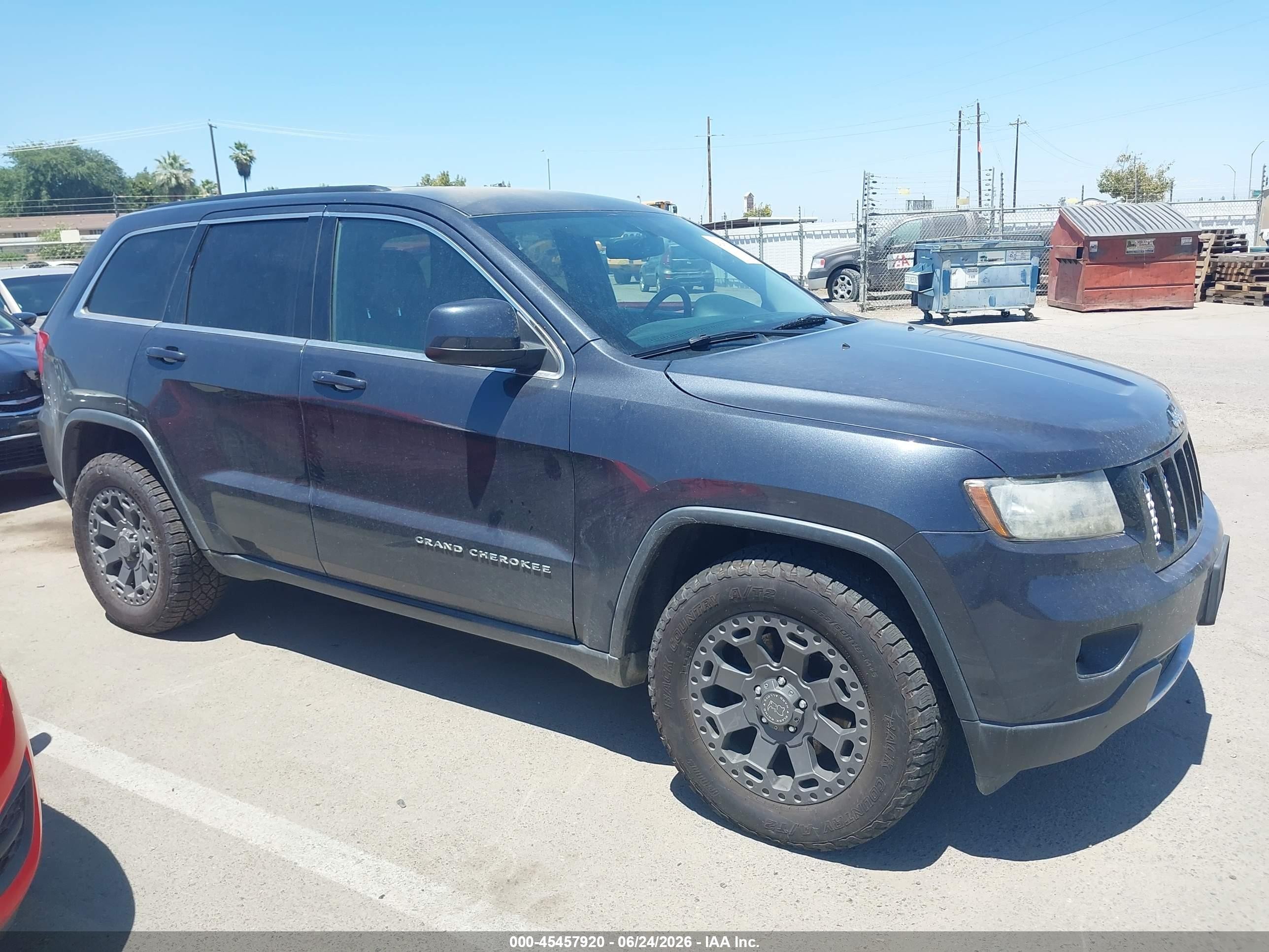 2013 Jeep Grand Cherokee Laredo Altitude Blue vin: 1C4RJFATXDC562184