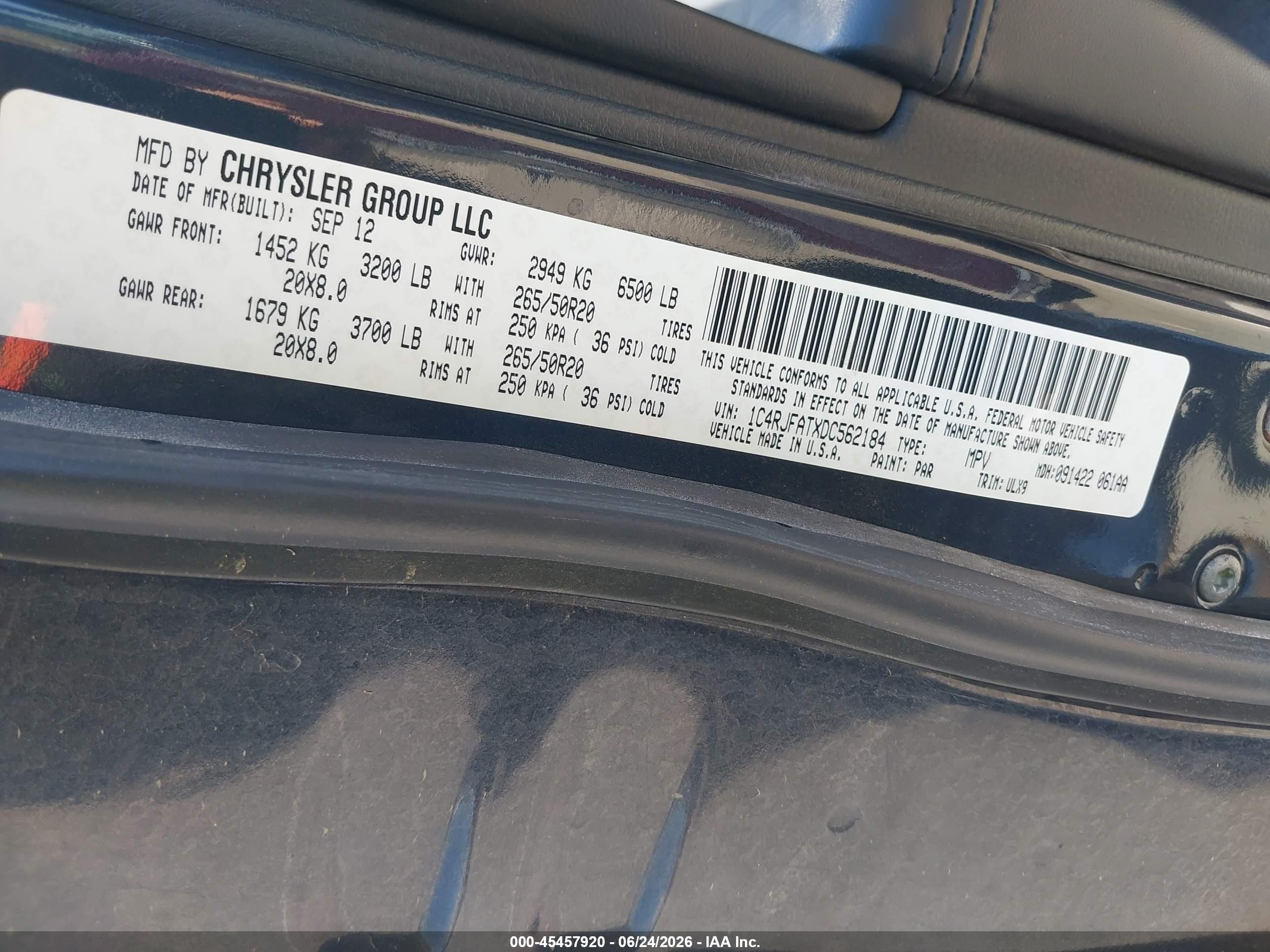 2013 Jeep Grand Cherokee Laredo Altitude Blue vin: 1C4RJFATXDC562184