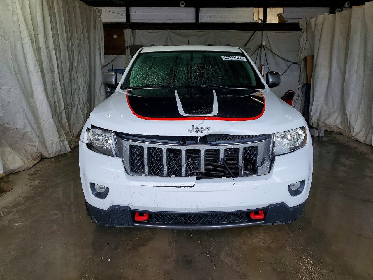 2013 Jeep Grand Cherokee Laredo White vin: 1C4RJFATXDC589823