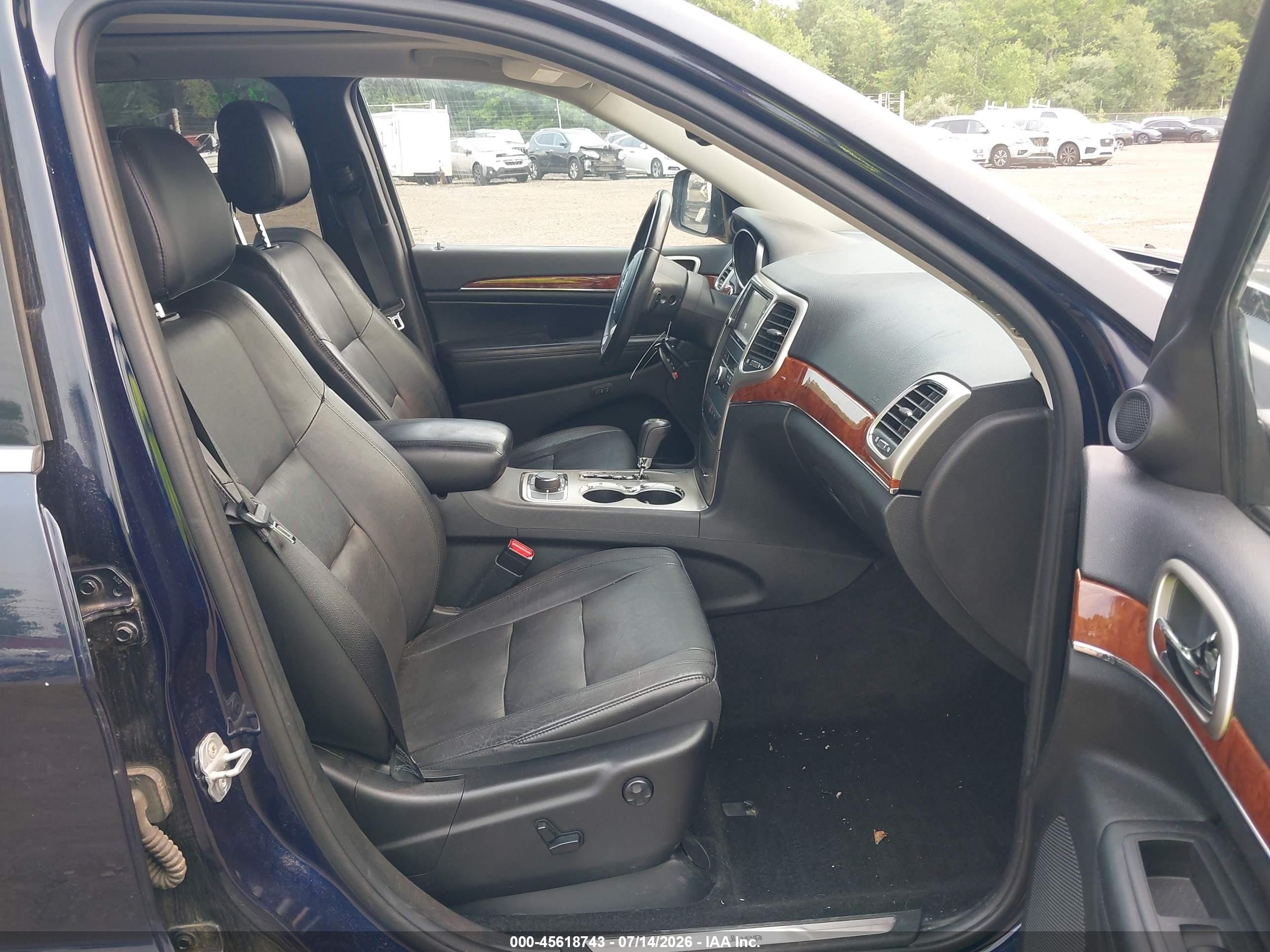 2012 Jeep Grand Cherokee Limited Dark Blue vin: 1C4RJFBG0CC254294