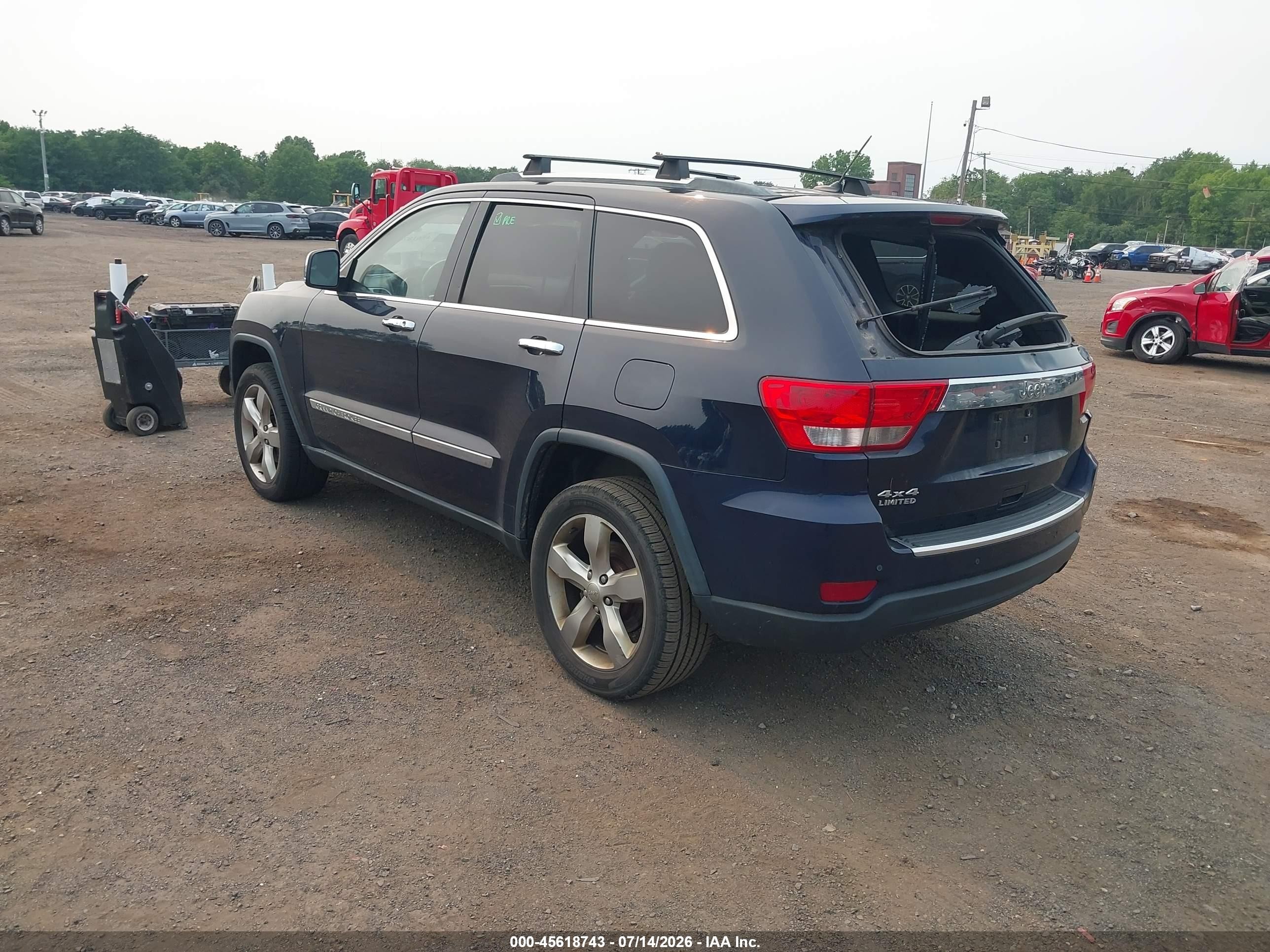2012 Jeep Grand Cherokee Limited Dark Blue vin: 1C4RJFBG0CC254294