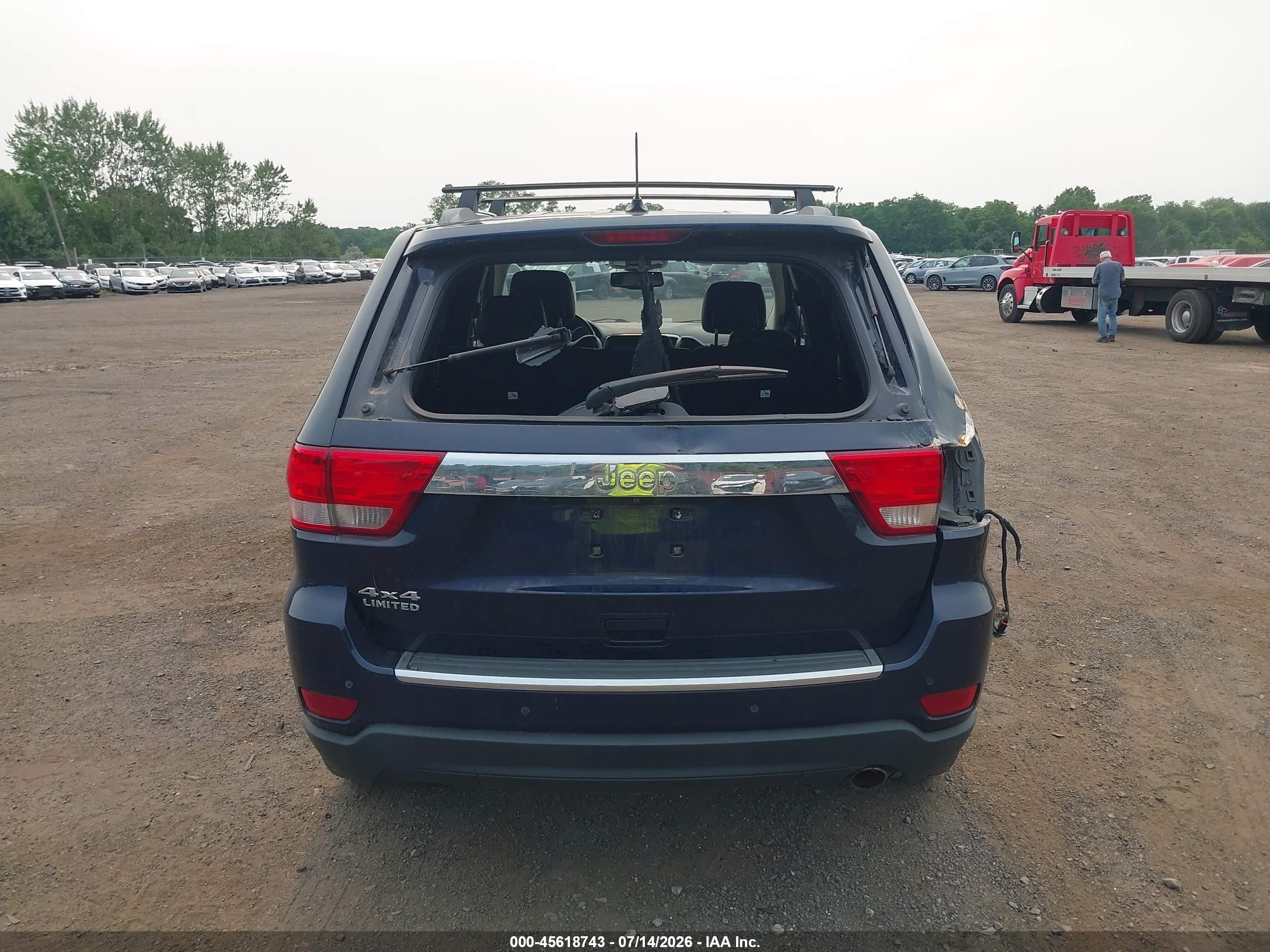 2012 Jeep Grand Cherokee Limited Dark Blue vin: 1C4RJFBG0CC254294