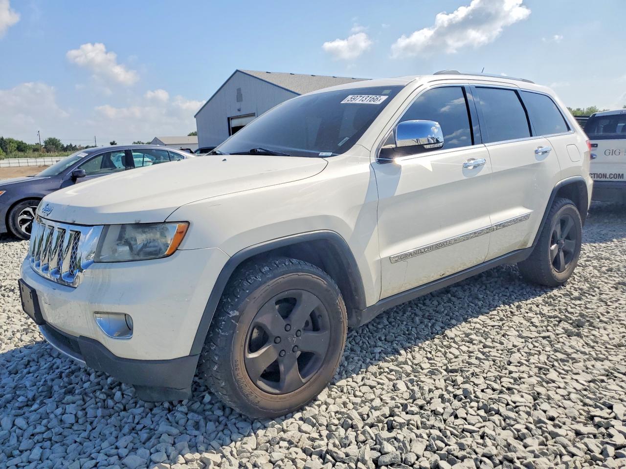 2012 Jeep Grand Cherokee Limited White vin: 1C4RJFBG0CC324800