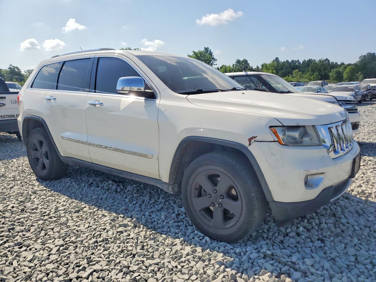 2012 Jeep Grand Cherokee Limited Белый vin: 1C4RJFBG0CC324800